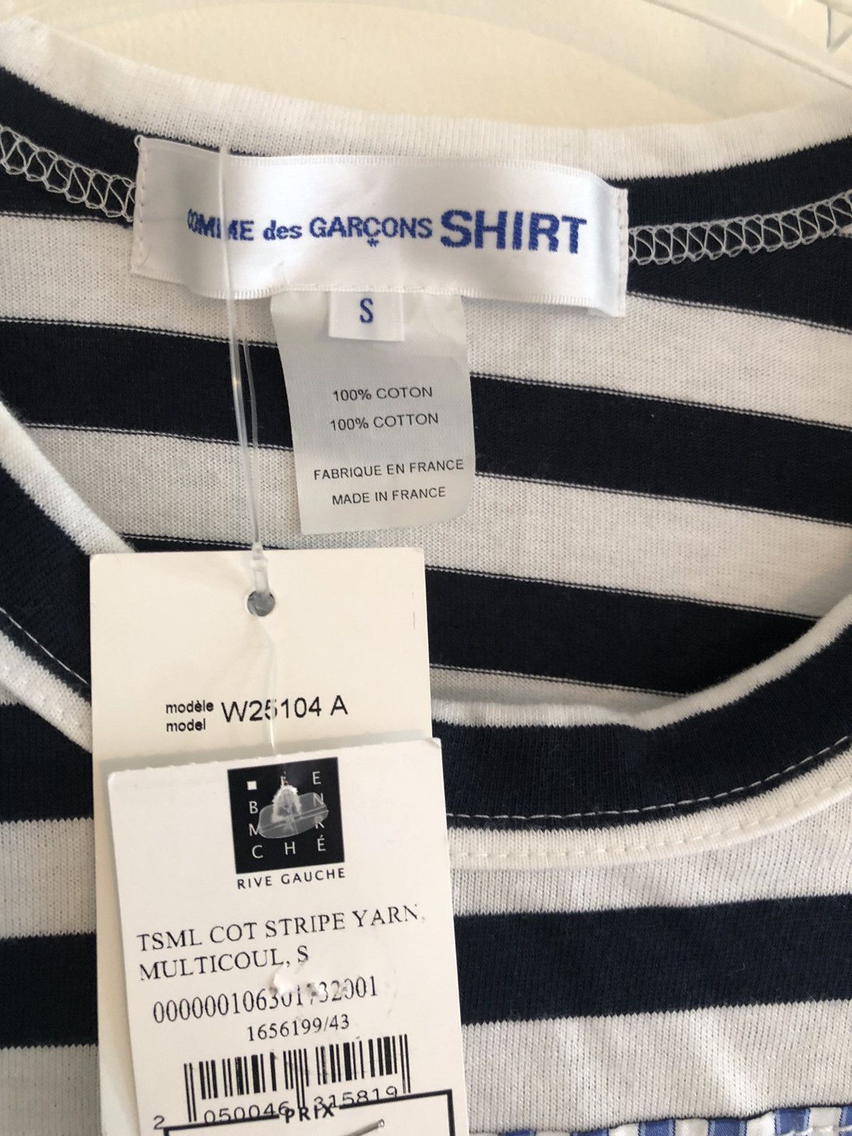 Comme des Garcons SHIRT CDG Shirt Long Sleeve Patch Stripe Size US S / EU 44-46 / 1 - 5 Thumbnail