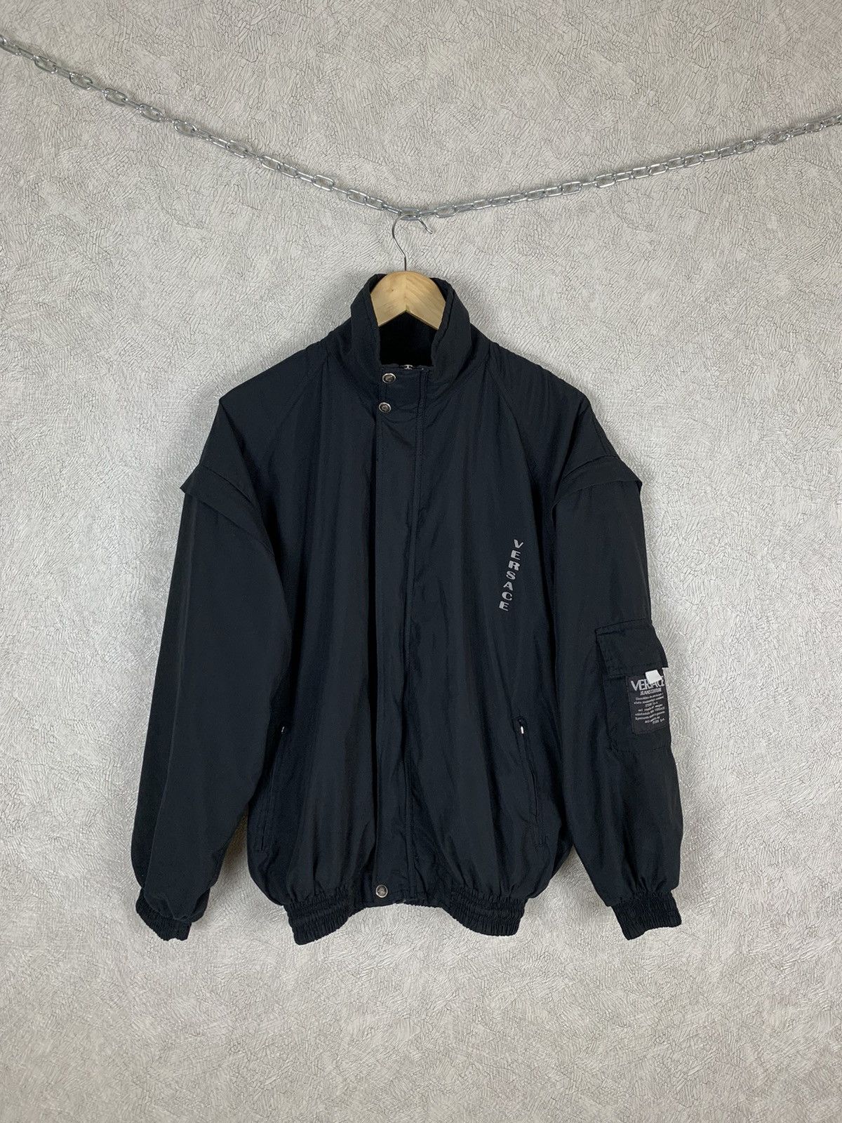 Vintage VERSACE TRANSFORMER VEST JACKET Grailed