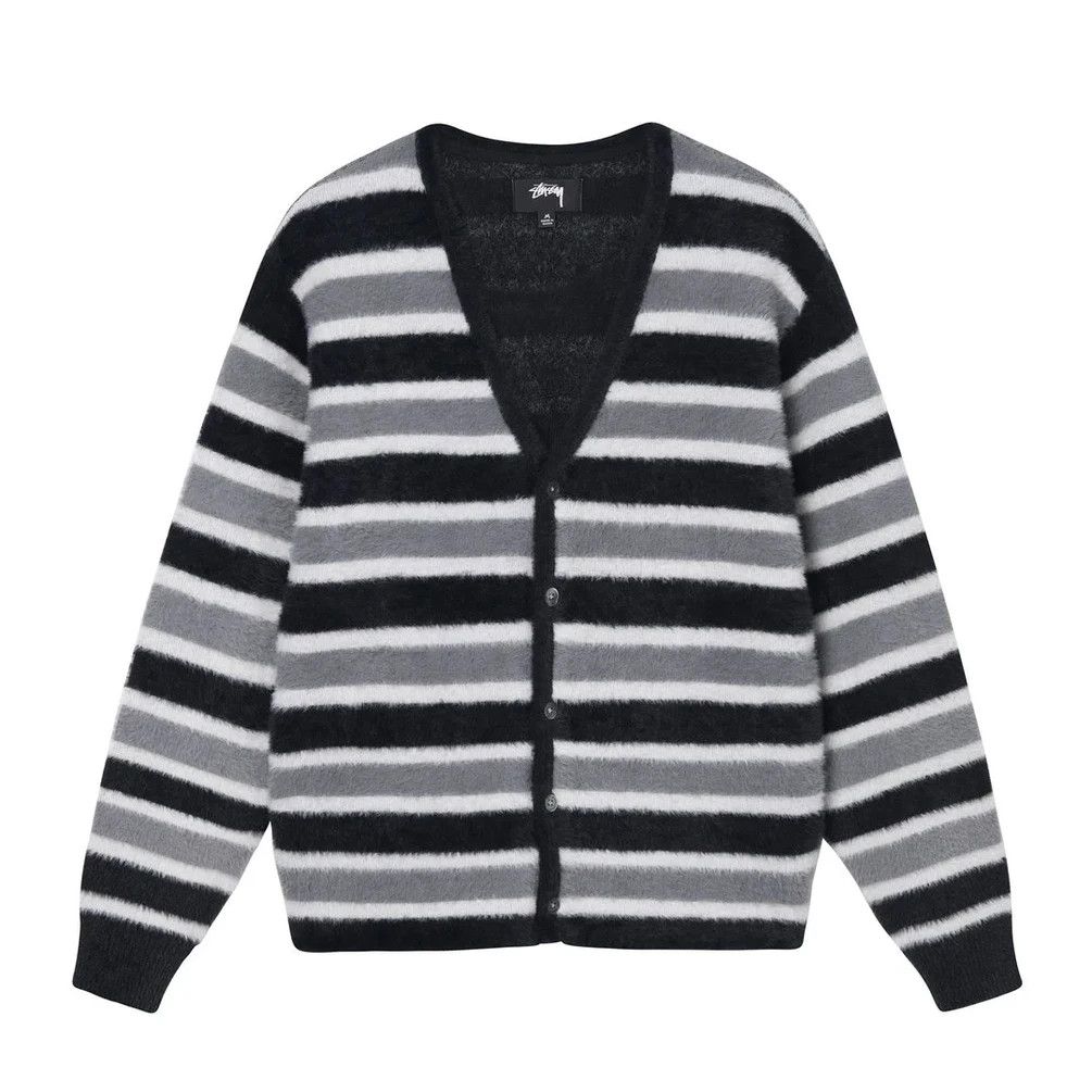 Stussy STUSSY SHAGGY STRIPE CARDIGAN | Grailed