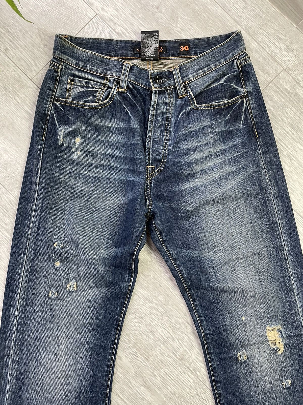 Christian Audigier Ed Hardy Vintage Classical Distressed Style Jeans Size US 32 / EU 48 - 10 Thumbnail