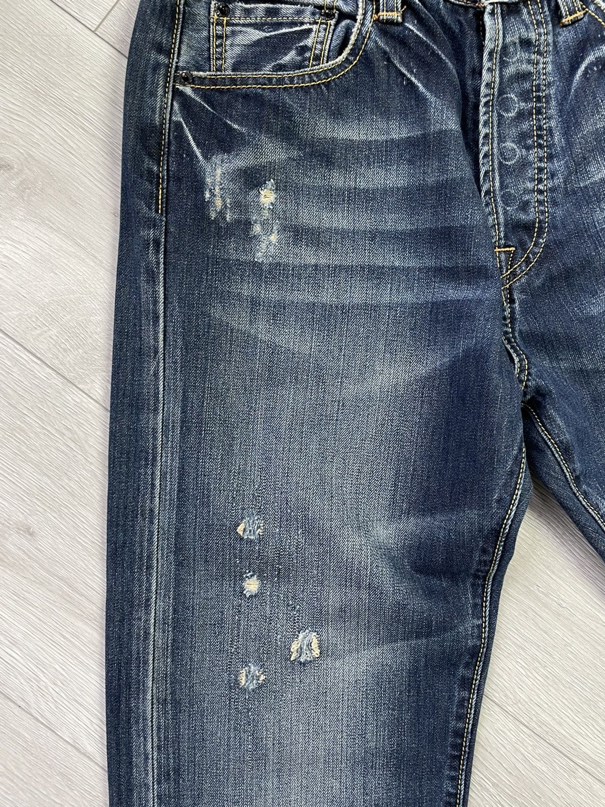 Christian Audigier Ed Hardy Vintage Classical Distressed Style Jeans Size US 32 / EU 48 - 9 Thumbnail