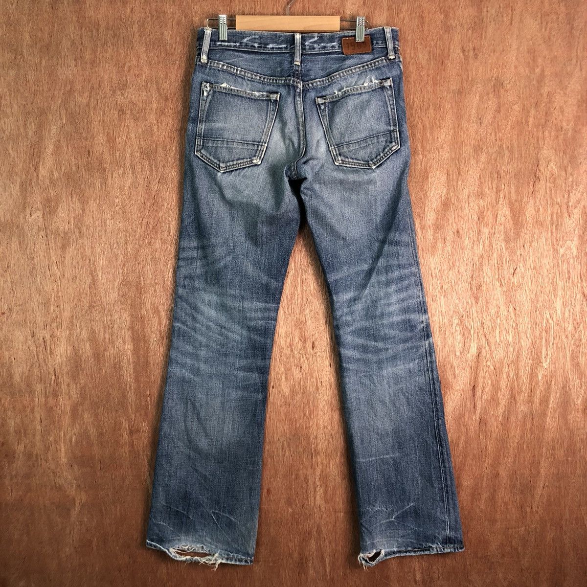 Gap DLL GAP Blue distressed Denim Jeans Pants #c172 Size US 31 - 6 Thumbnail