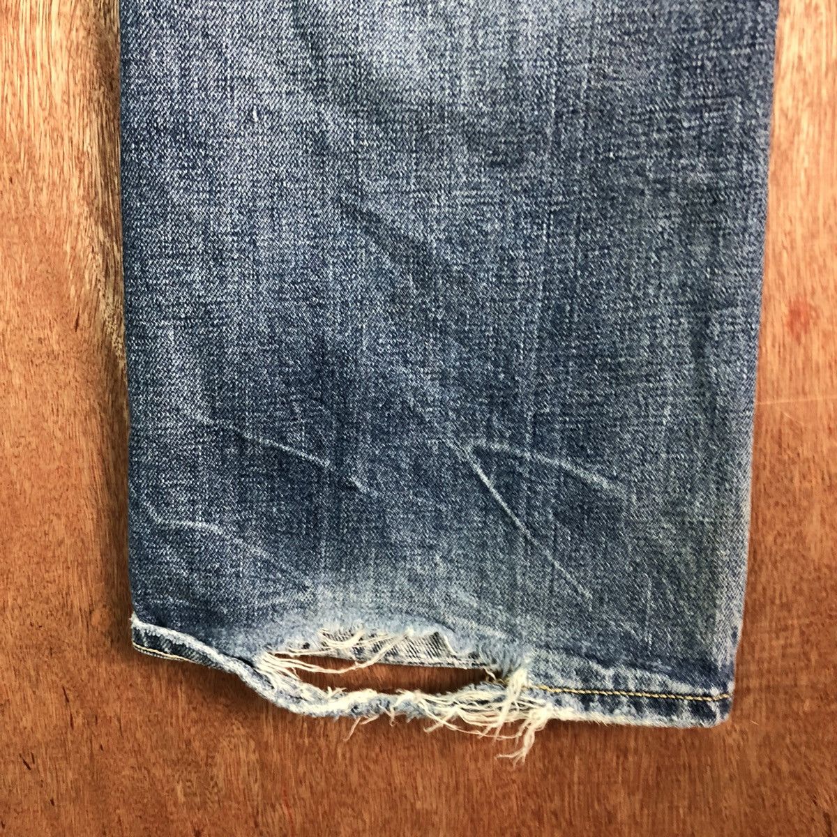 Gap DLL GAP Blue distressed Denim Jeans Pants #c172 Size US 31 - 9 Thumbnail