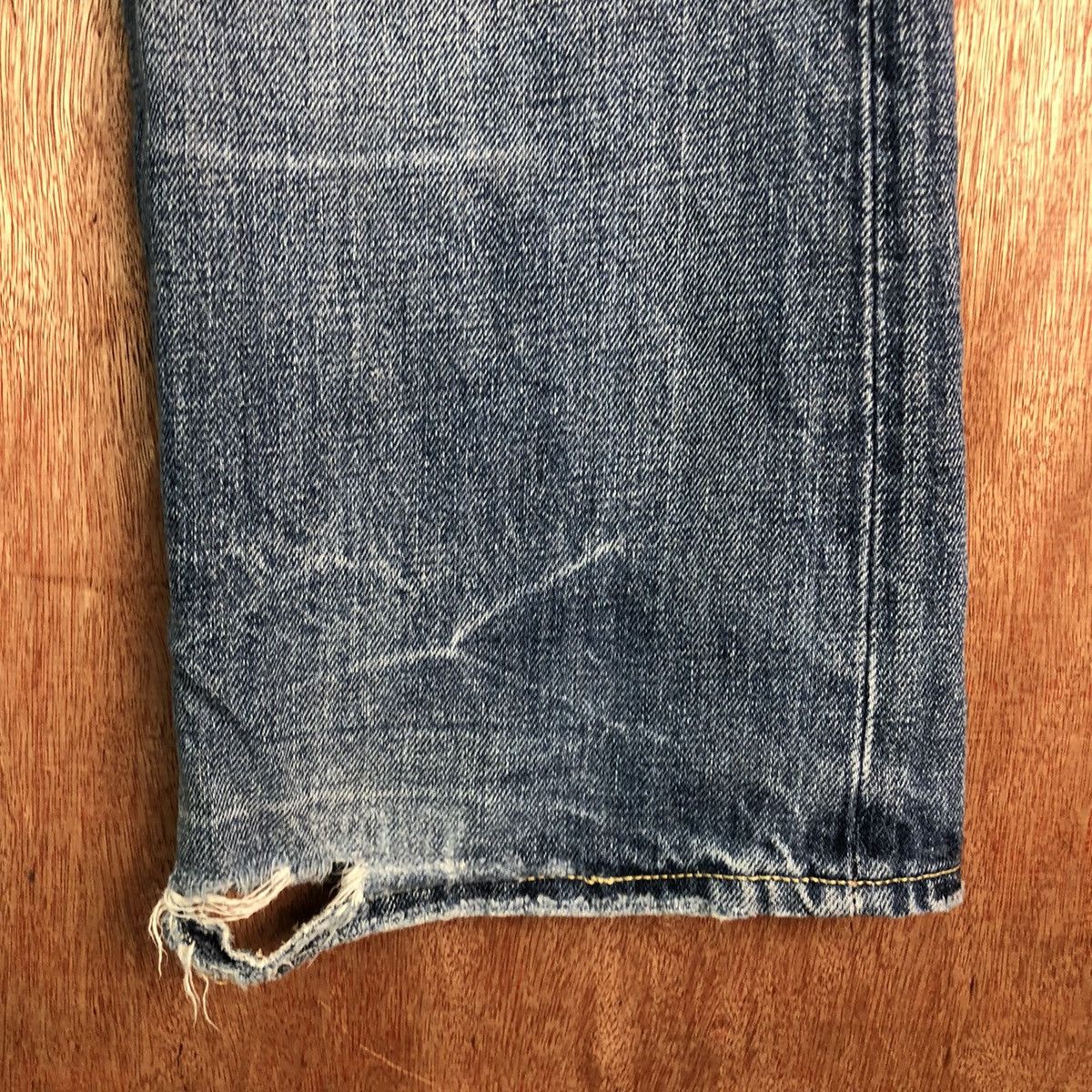 Gap DLL GAP Blue distressed Denim Jeans Pants #c172 Size US 31 - 10 Thumbnail