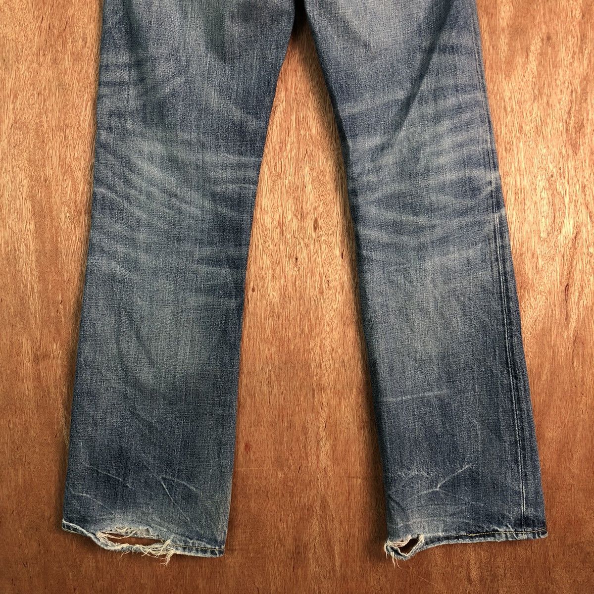 Gap DLL GAP Blue distressed Denim Jeans Pants #c172 Size US 31 - 8 Thumbnail