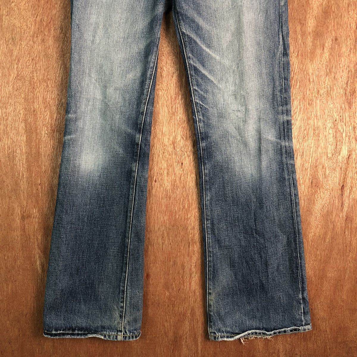Gap DLL GAP Blue distressed Denim Jeans Pants #c172 Size US 31 - 3 Thumbnail