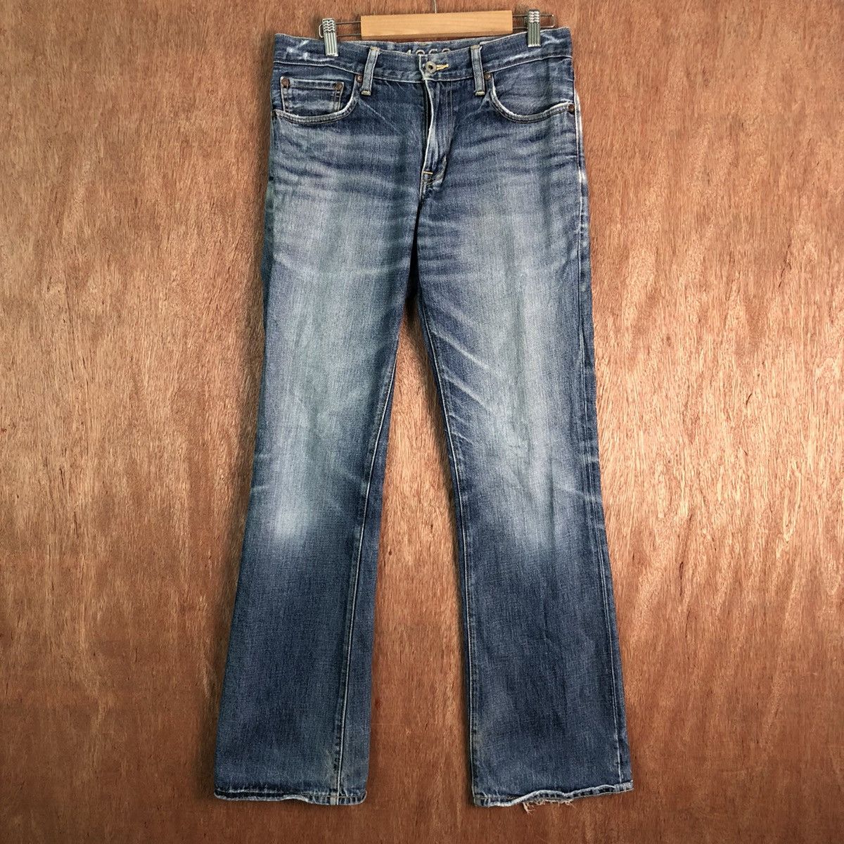 DLL GAP Blue distressed Denim Jeans Pants #c172