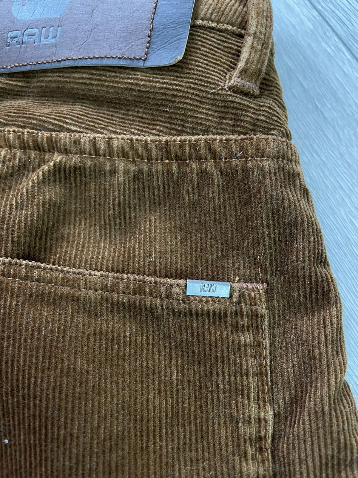 G-Star Corduroy Rare G Star Raw Biker Pants Size US 32 / EU 48 - 7 Thumbnail
