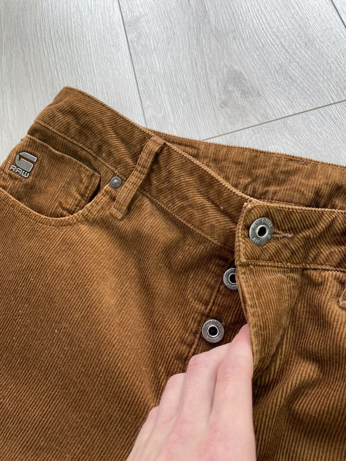 G-Star Corduroy Rare G Star Raw Biker Pants Size US 32 / EU 48 - 10 Thumbnail