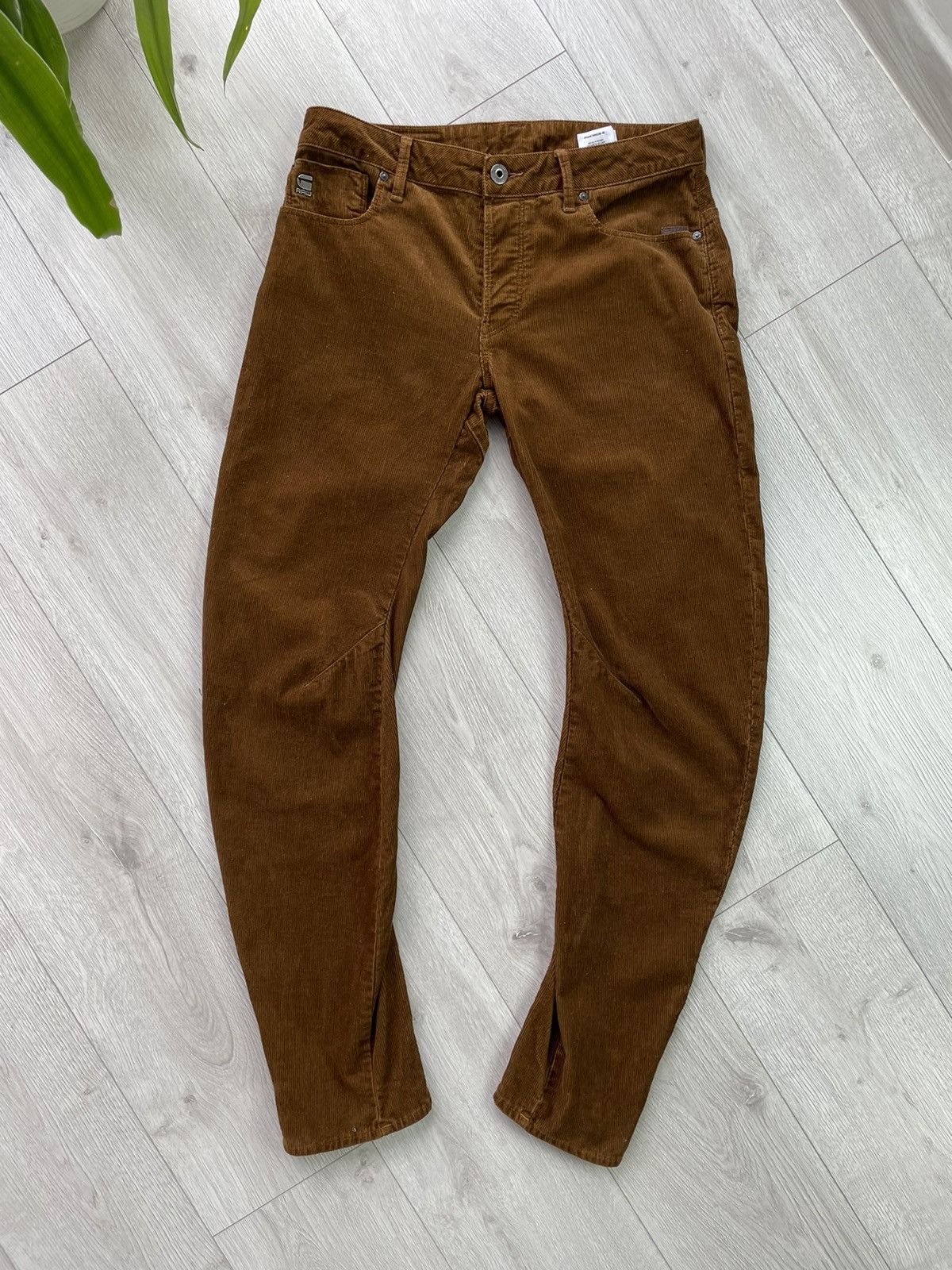 G-Star Corduroy Rare G Star Raw Biker Pants Size US 32 / EU 48 - 1 Thumbnail