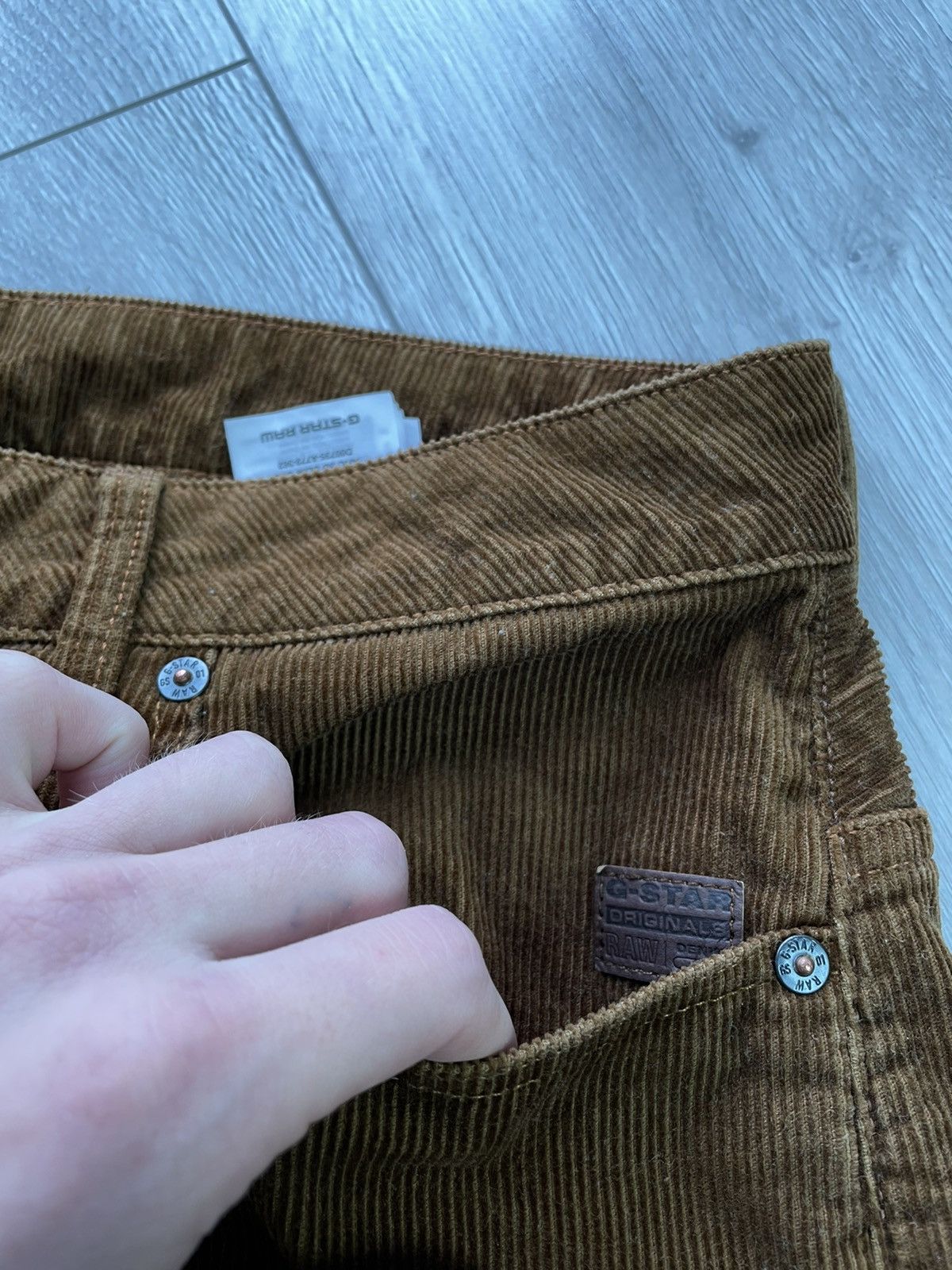 G-Star Corduroy Rare G Star Raw Biker Pants Size US 32 / EU 48 - 8 Thumbnail