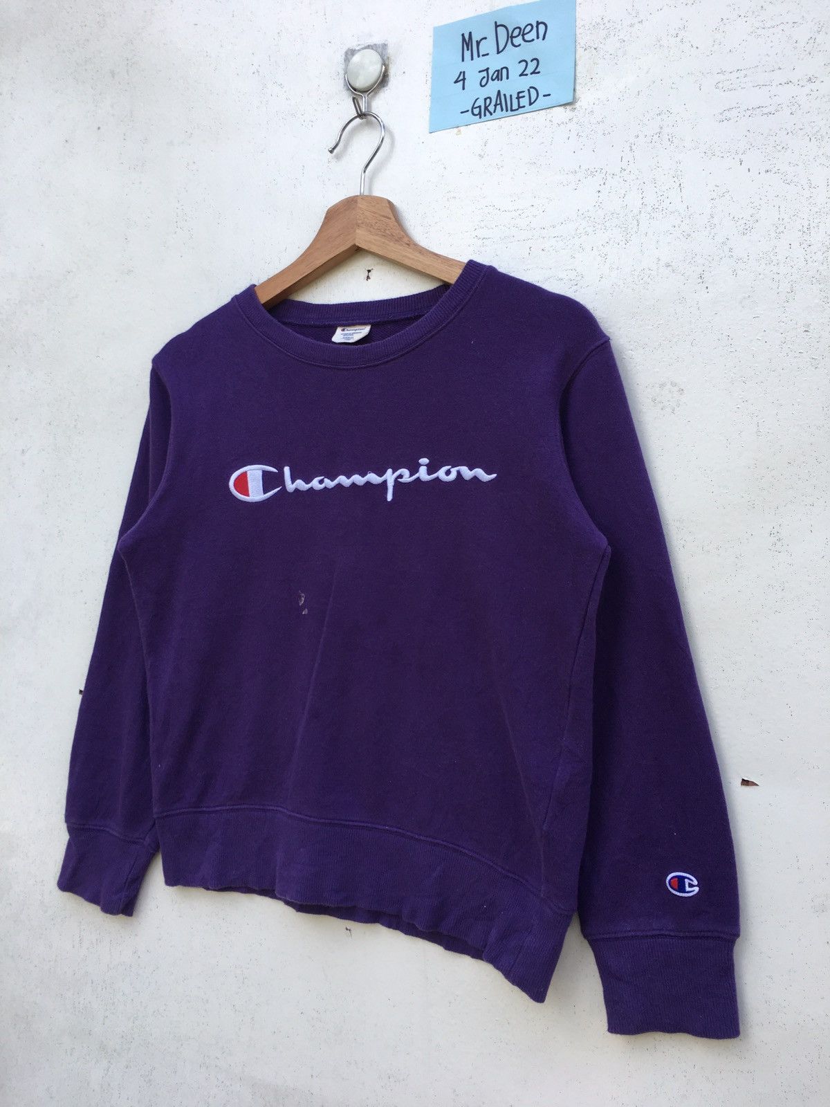 Champion Rare Vintage Champion Spellout Logo Sweater Size US XS / EU 42 / 0 - 3 Thumbnail