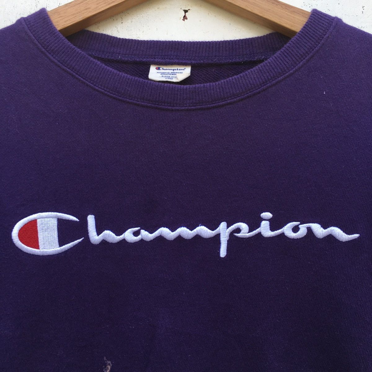 Champion Rare Vintage Champion Spellout Logo Sweater Size US XS / EU 42 / 0 - 6 Thumbnail