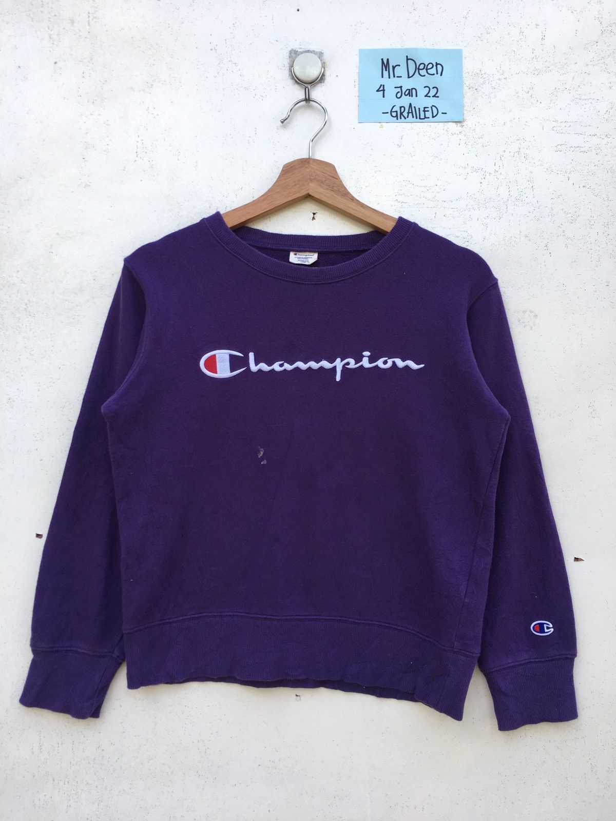 Champion Rare Vintage Champion Spellout Logo Sweater Size US XS / EU 42 / 0 - 1 Thumbnail