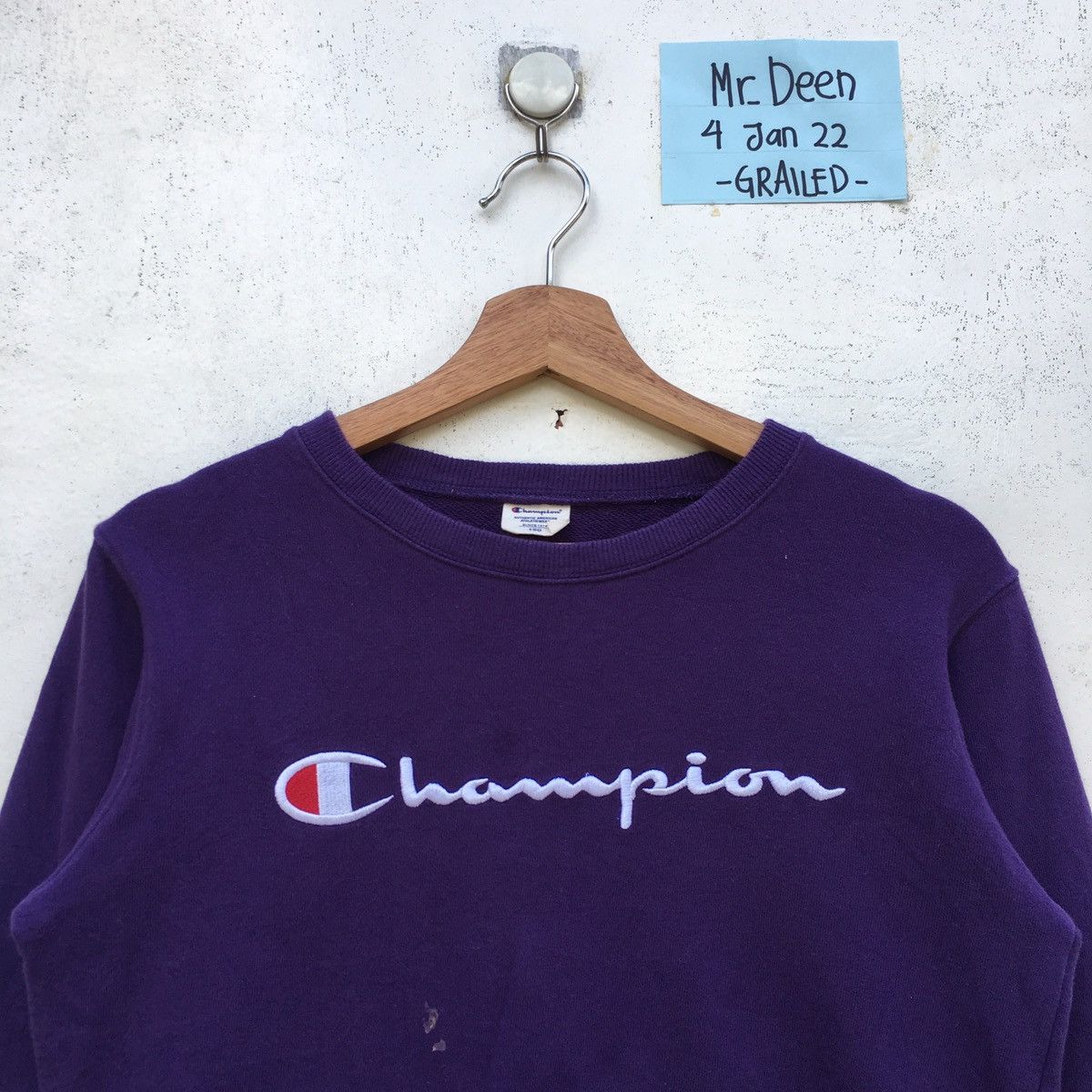 Champion Rare Vintage Champion Spellout Logo Sweater Size US XS / EU 42 / 0 - 4 Thumbnail