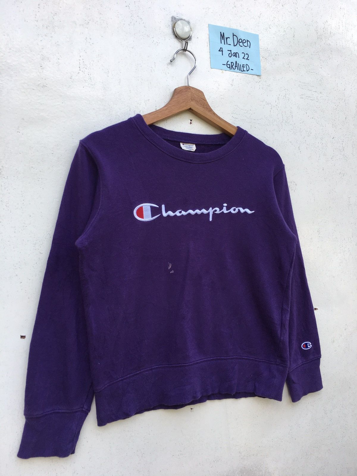 Champion Rare Vintage Champion Spellout Logo Sweater Size US XS / EU 42 / 0 - 2 Thumbnail