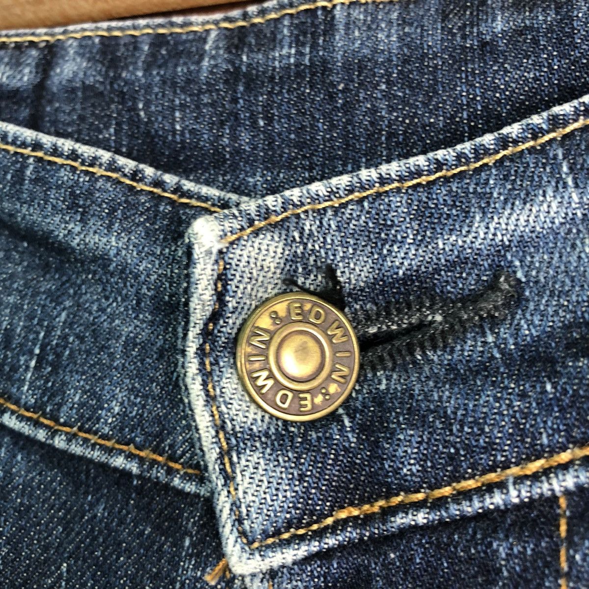 Edwin DLL Edwin Blue Denim faded Jeans Pants #c195 Size US 28 / EU 44 - 4 Thumbnail