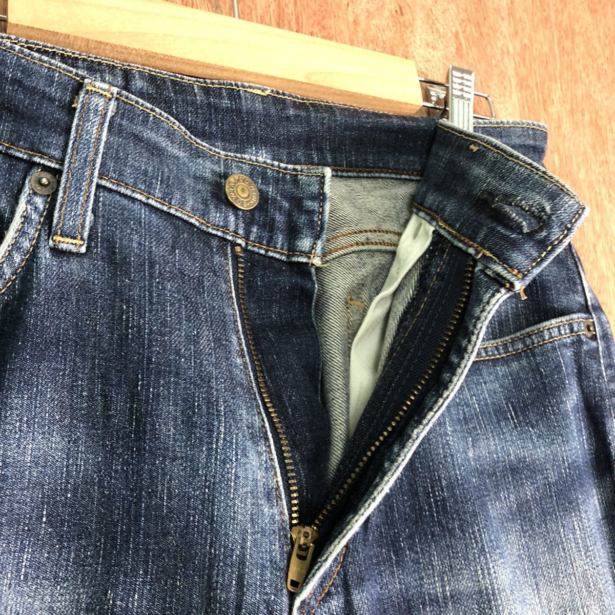 Edwin DLL Edwin Blue Denim faded Jeans Pants #c195 Size US 28 / EU 44 - 5 Thumbnail