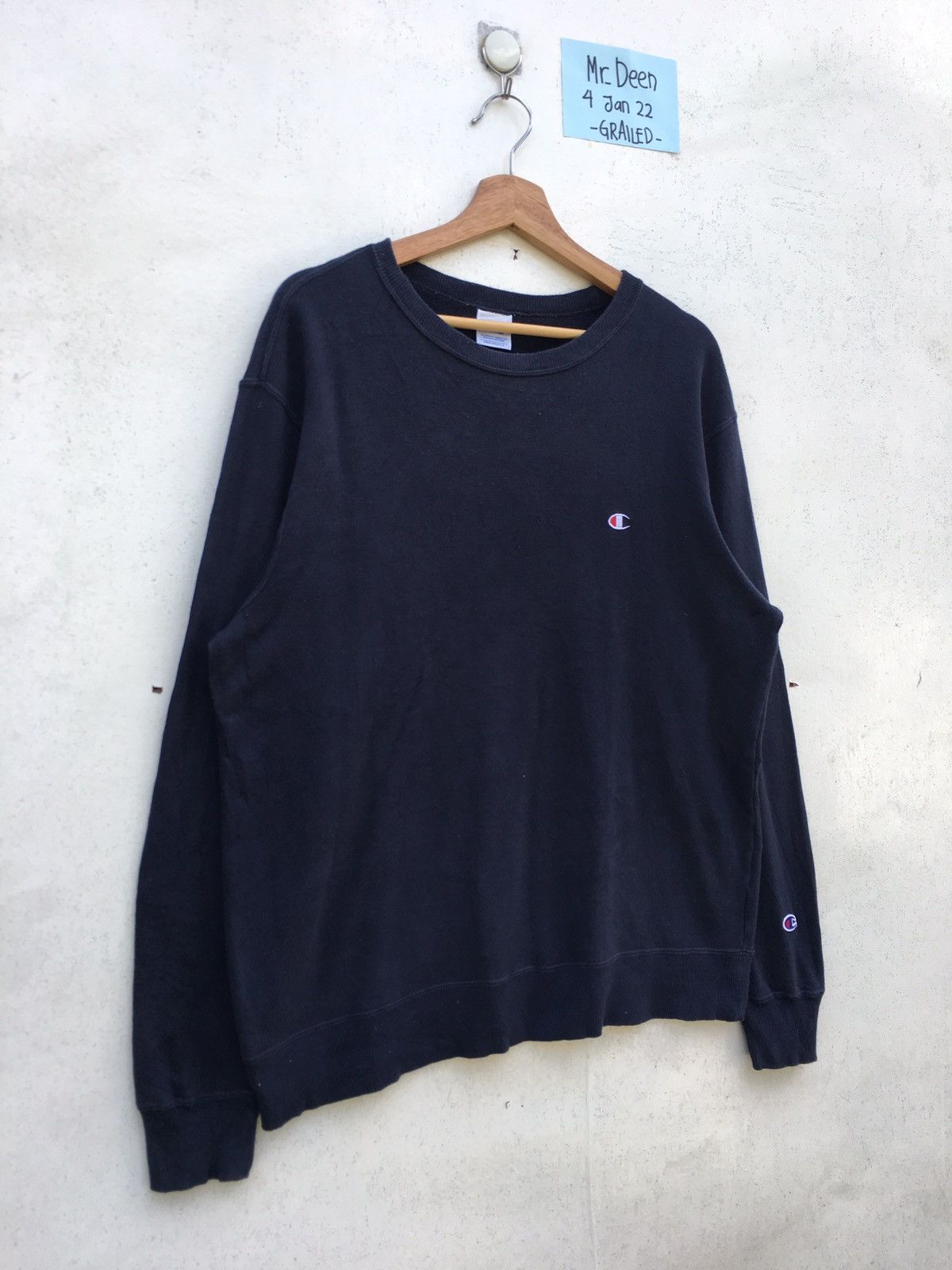 Champion Rare Vintage Champion Small Logos Sweater Size US L / EU 52-54 / 3 - 3 Thumbnail
