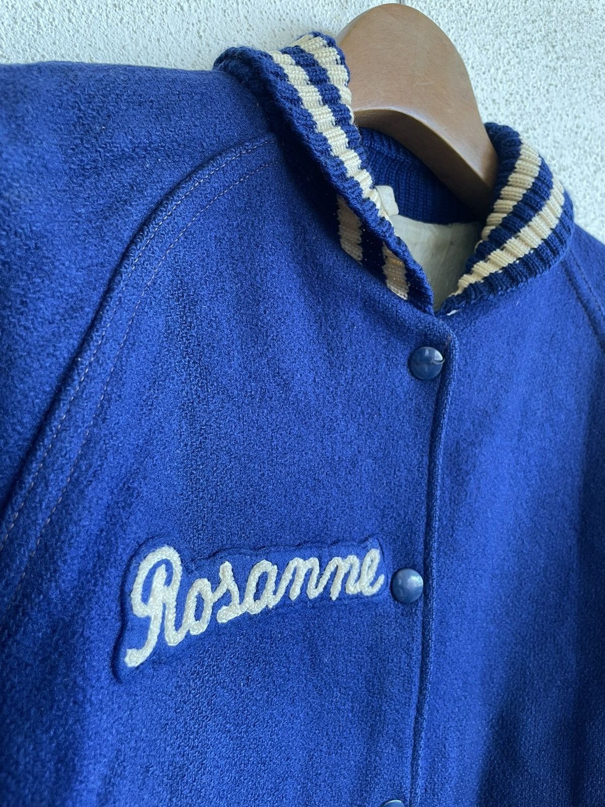 Vintage 60s Lasley Knitting Co Varsity Jacket