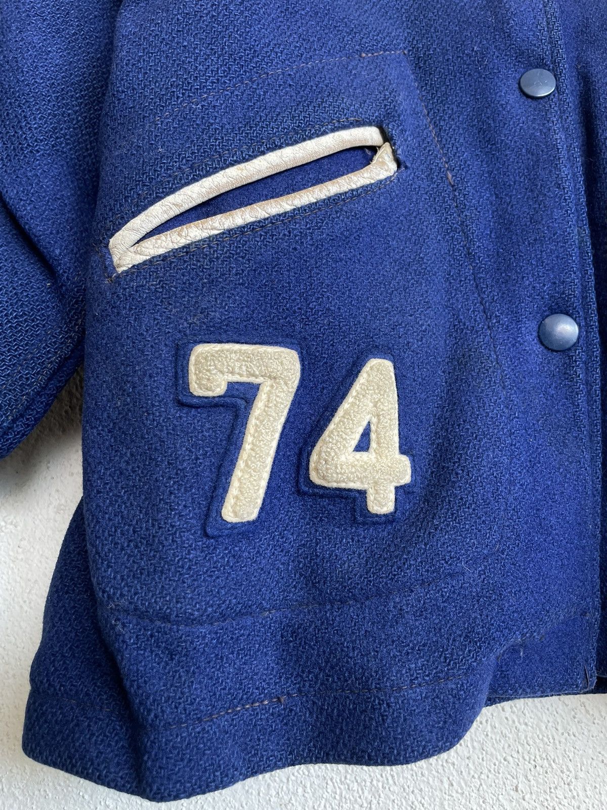 Vintage 60s Lasley Knitting Co Varsity Jacket