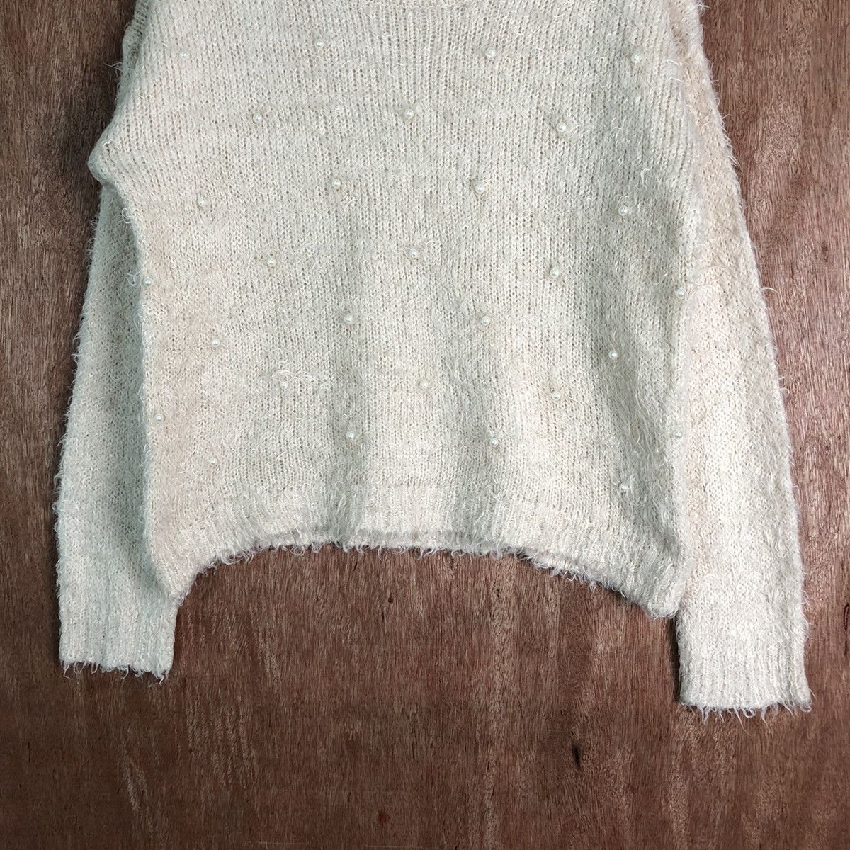 Homespun Knitwear Japanese Brand Shag Shaggy Fur Mohair Knitwear #6532 Size US M / EU 48-50 / 2 - 3 Thumbnail