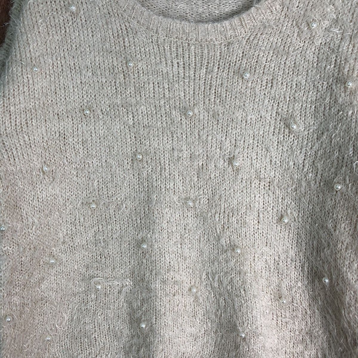 Homespun Knitwear Japanese Brand Shag Shaggy Fur Mohair Knitwear #6532 Size US M / EU 48-50 / 2 - 6 Thumbnail