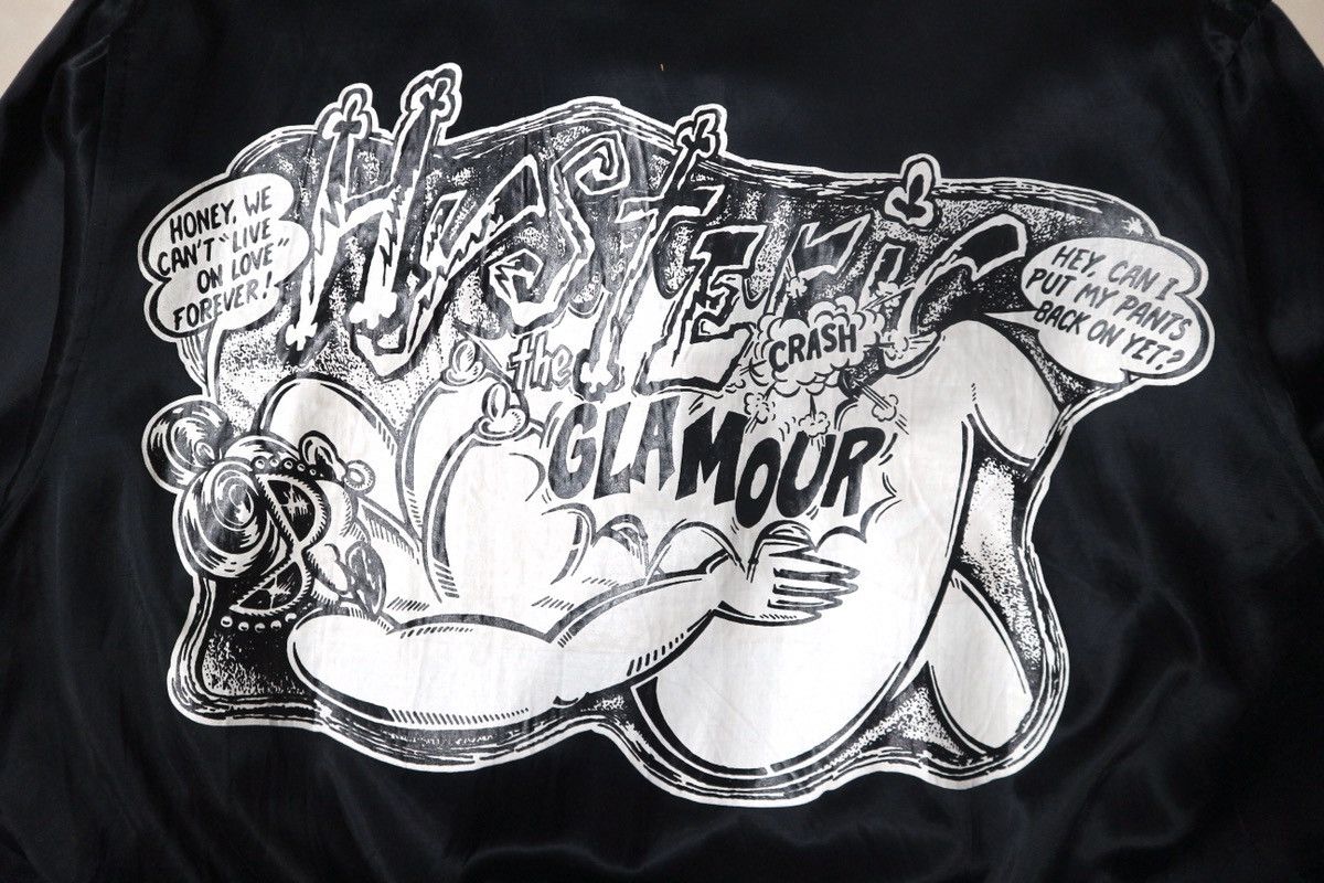 Hysteric Glamour 90s Hysteric Glamour Comic Bomber Satin Jacket Size US L / EU 52-54 / 3 - 4 Thumbnail