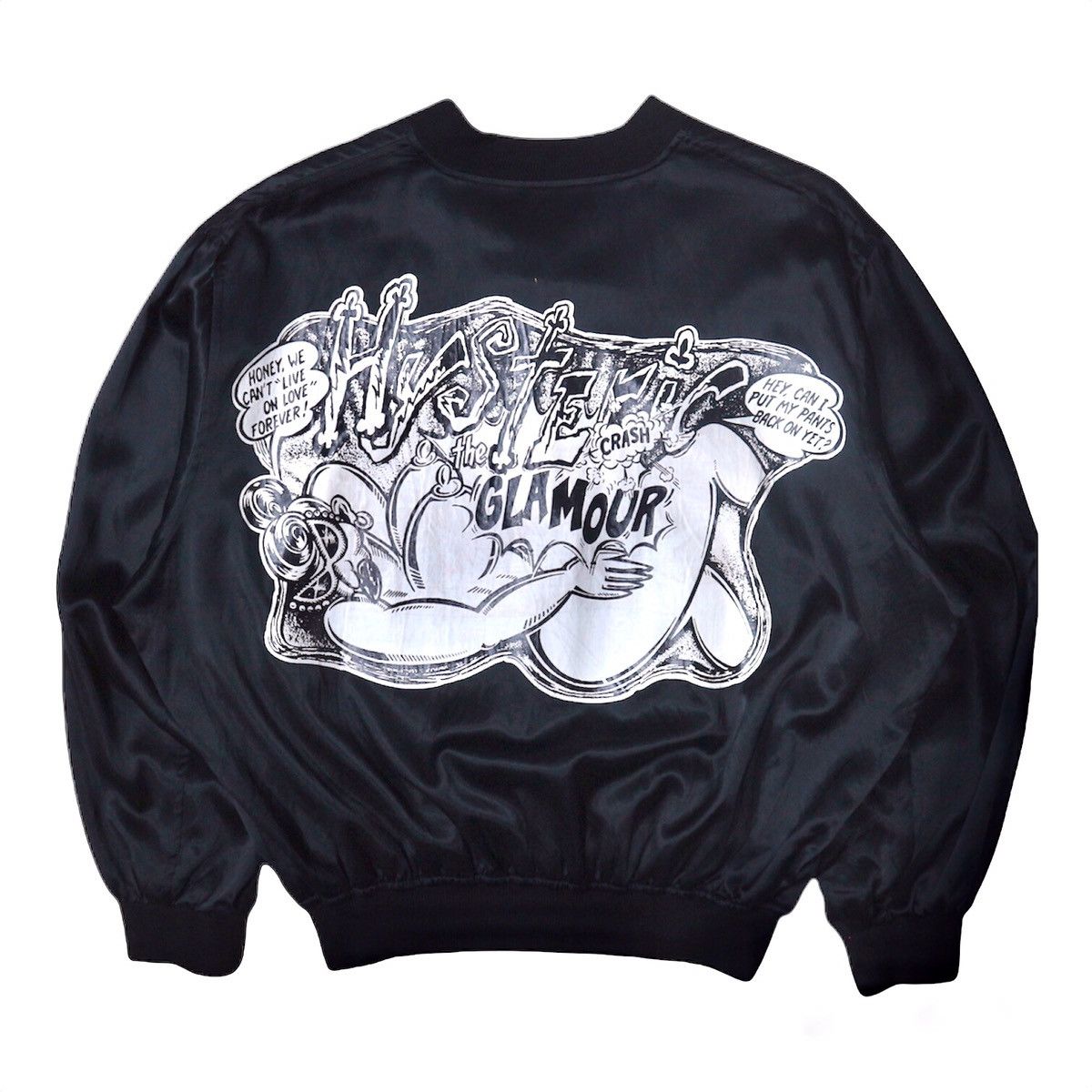 Hysteric Glamour 90s Hysteric Glamour Comic Bomber Satin Jacket Size US L / EU 52-54 / 3 - 1 Thumbnail