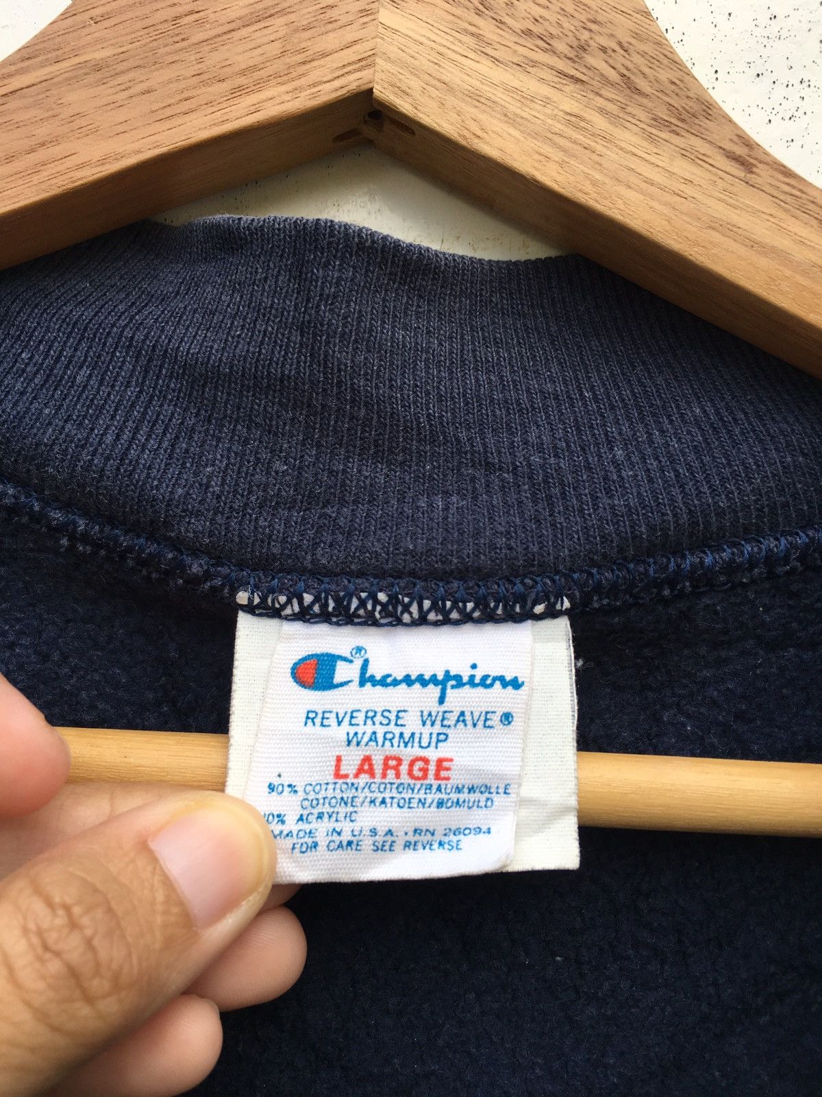 Champion Vintage 80s University of Kansai x Champion Buttons Sweater Size US L / EU 52-54 / 3 - 8 Thumbnail