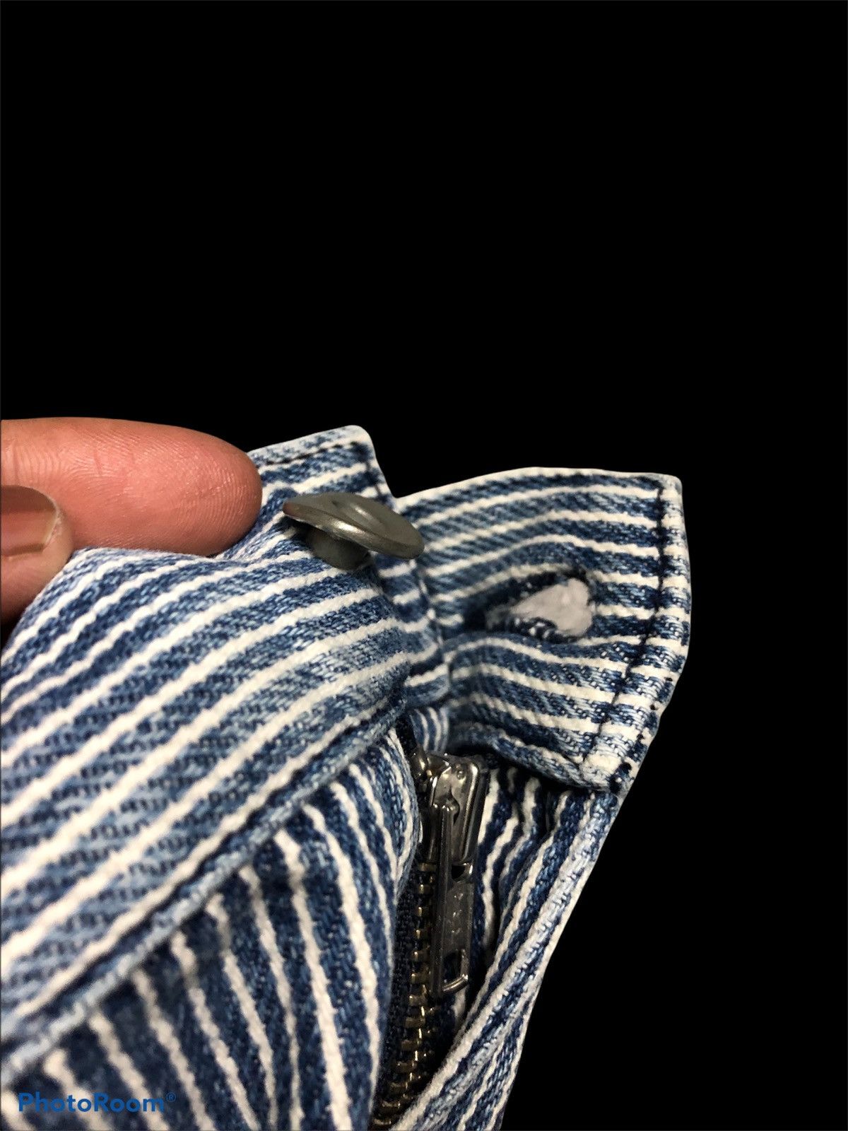 Comme Ca Ism BUSHPANT FADED HICKORY STRIPE Size US 32 / EU 48 - 3 Thumbnail