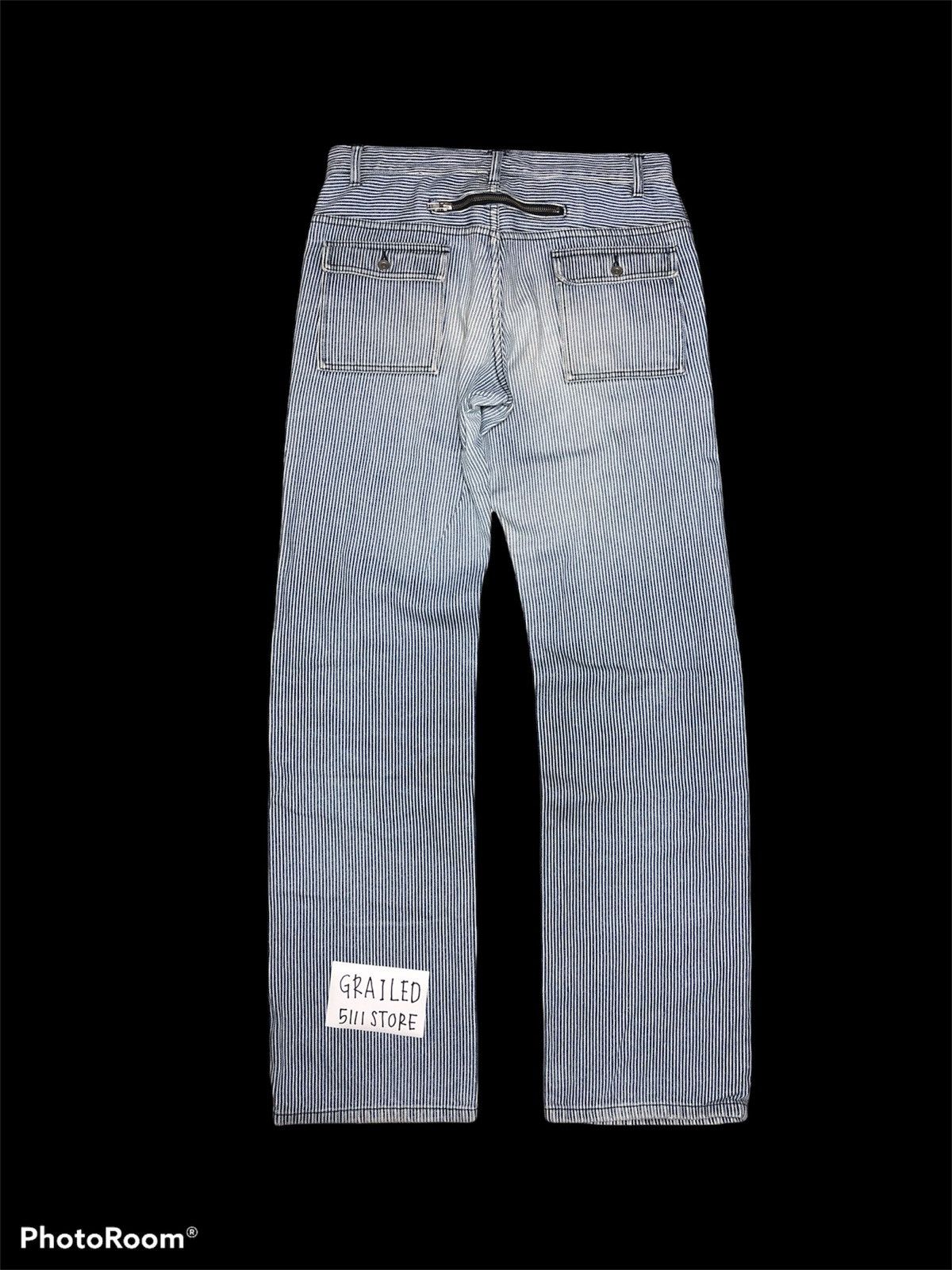 Comme Ca Ism BUSHPANT FADED HICKORY STRIPE Size US 32 / EU 48 - 2 Thumbnail