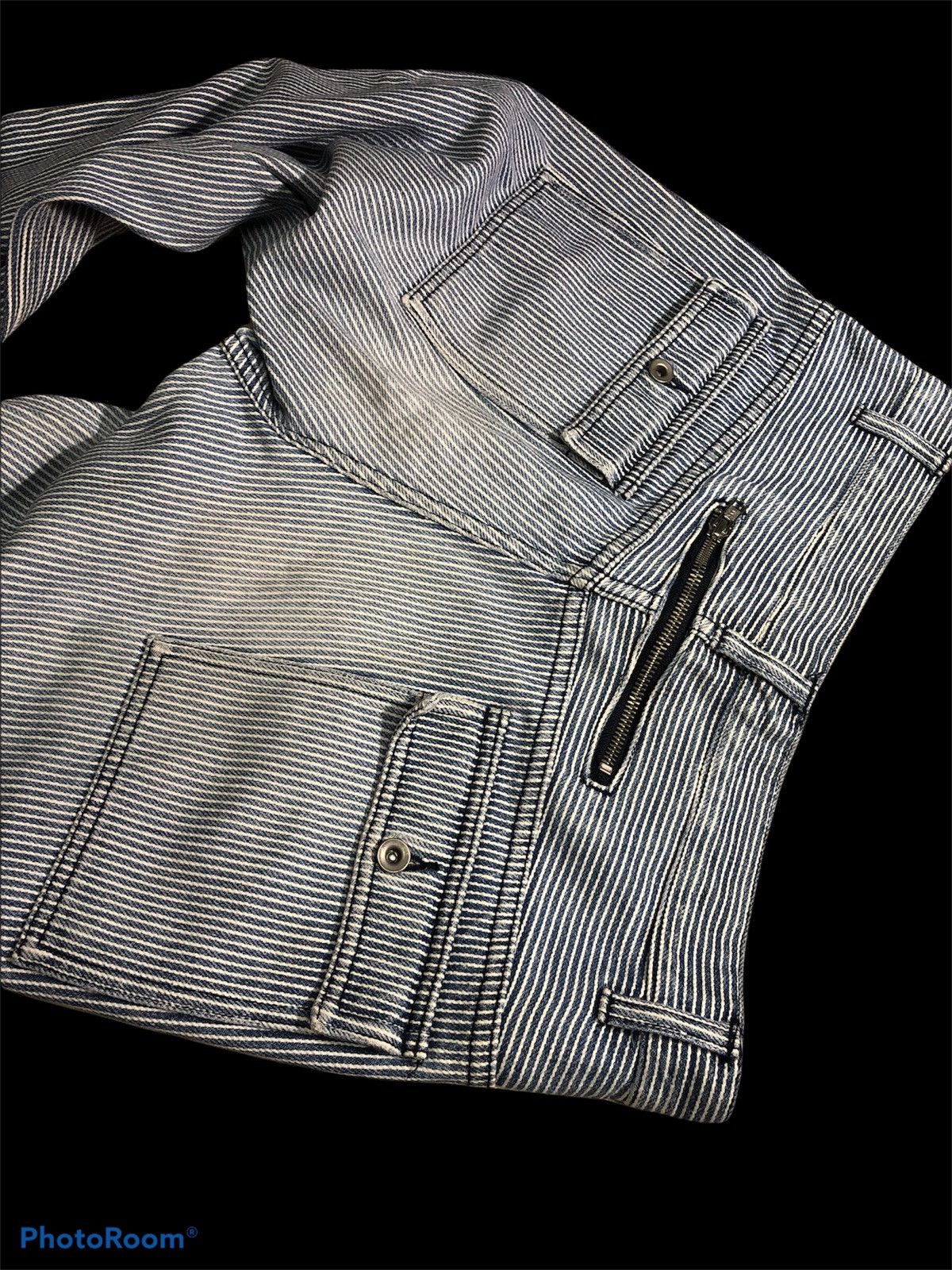 Comme Ca Ism BUSHPANT FADED HICKORY STRIPE Size US 32 / EU 48 - 5 Thumbnail