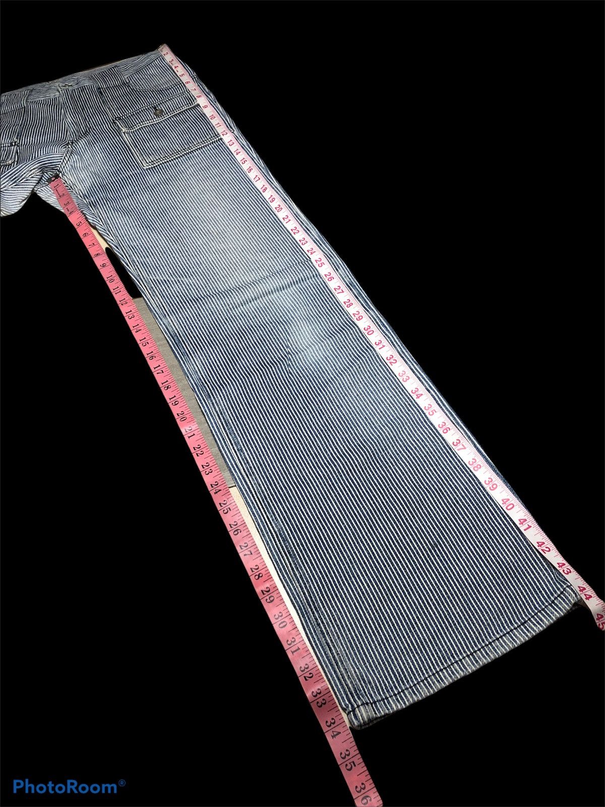 Comme Ca Ism BUSHPANT FADED HICKORY STRIPE Size US 32 / EU 48 - 7 Thumbnail