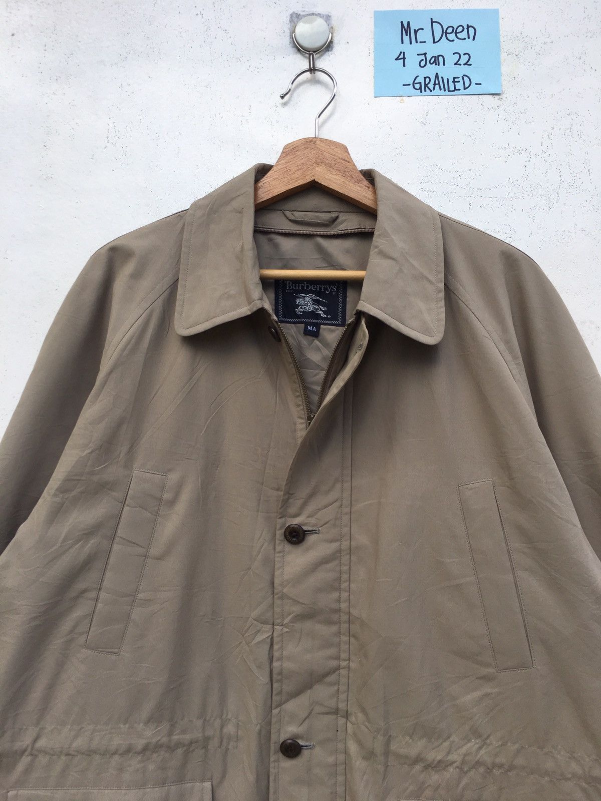Burberry Vintage 90s Rare Burberry Nylon Jacket Size US XL / EU 56 / 4 - 4 Thumbnail