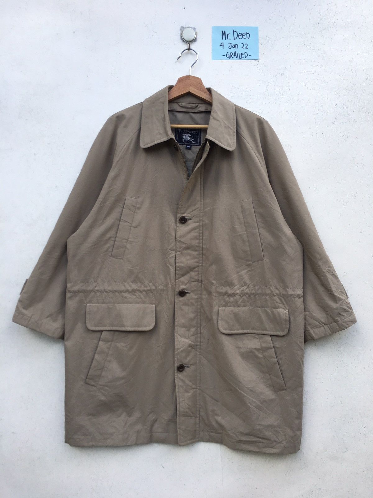 Burberry Vintage 90s Rare Burberry Nylon Jacket Size US XL / EU 56 / 4 - 1 Thumbnail
