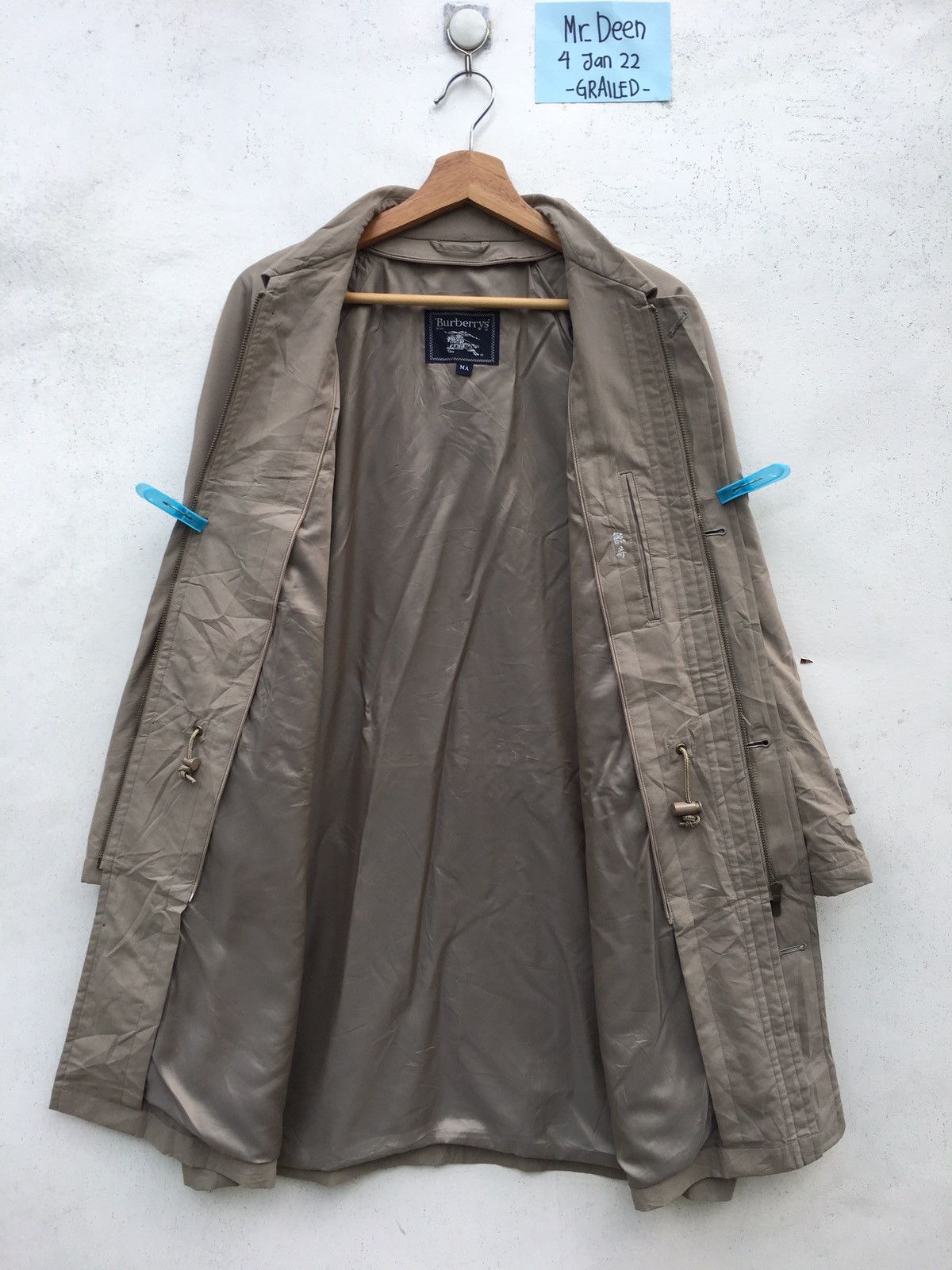 Burberry Vintage 90s Rare Burberry Nylon Jacket Size US XL / EU 56 / 4 - 6 Thumbnail
