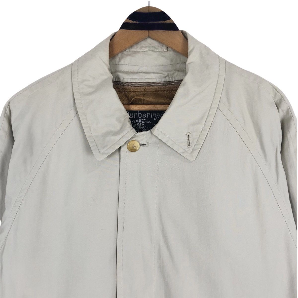 Burberry Vintage Burberrys Nova Check Car Coat Khaki Size US L / EU 52-54 / 3 - 4 Thumbnail