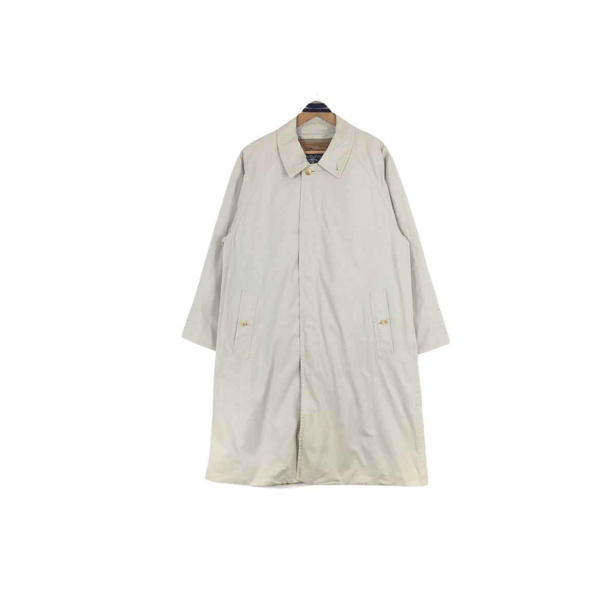 Burberry Vintage Burberrys Nova Check Car Coat Khaki Size US L / EU 52-54 / 3 - 2 Thumbnail