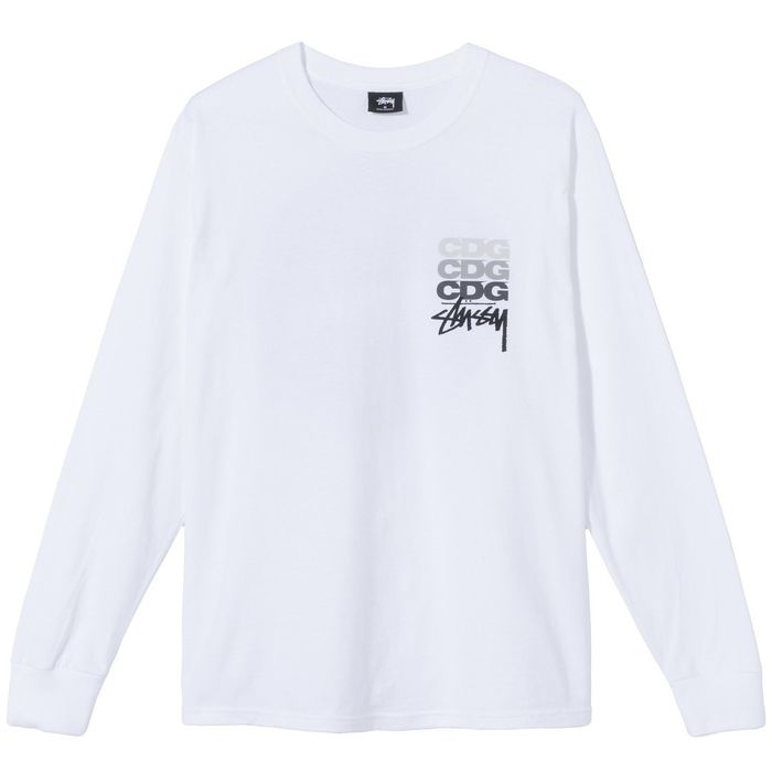 Stussy Stussy X Comme Des Garcons Long Sleeve T-Shirt size XL