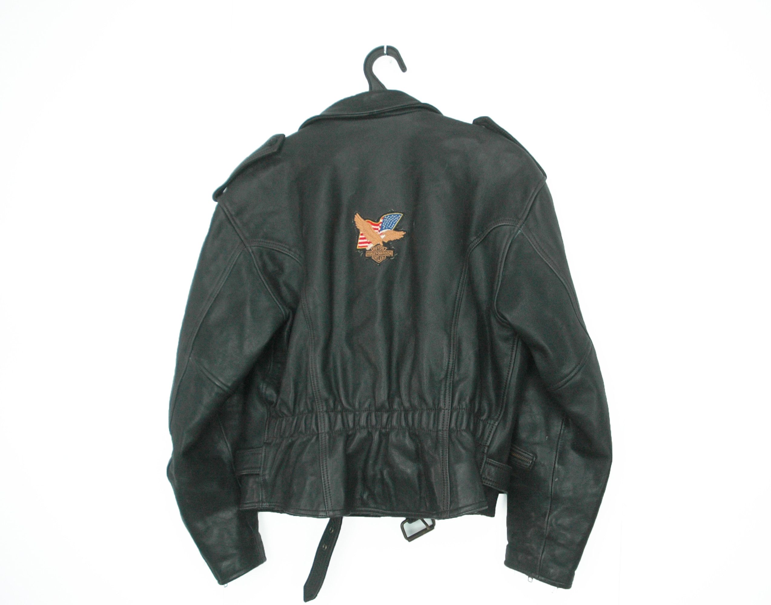 Harley Davidson Vintage 1974 Eurox x Harley Davidson Custom Biker Leather W Size L / US 10 / IT 46 - 1 Thumbnail