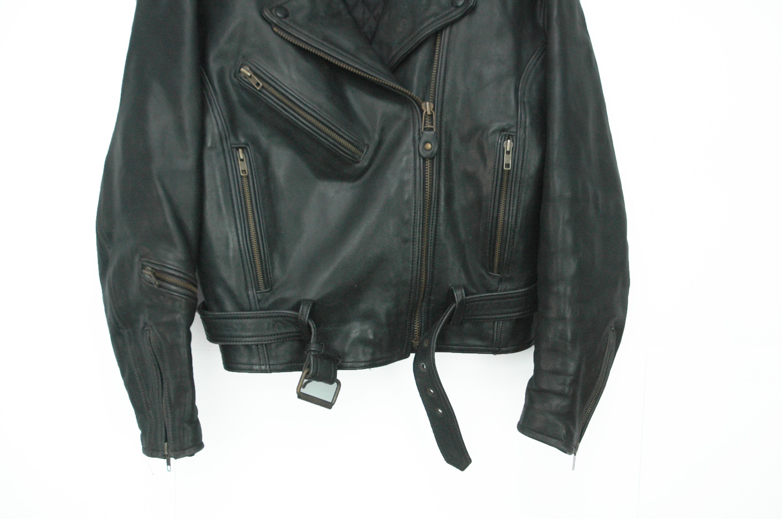 Harley Davidson Vintage 1974 Eurox x Harley Davidson Custom Biker Leather W Size L / US 10 / IT 46 - 7 Thumbnail