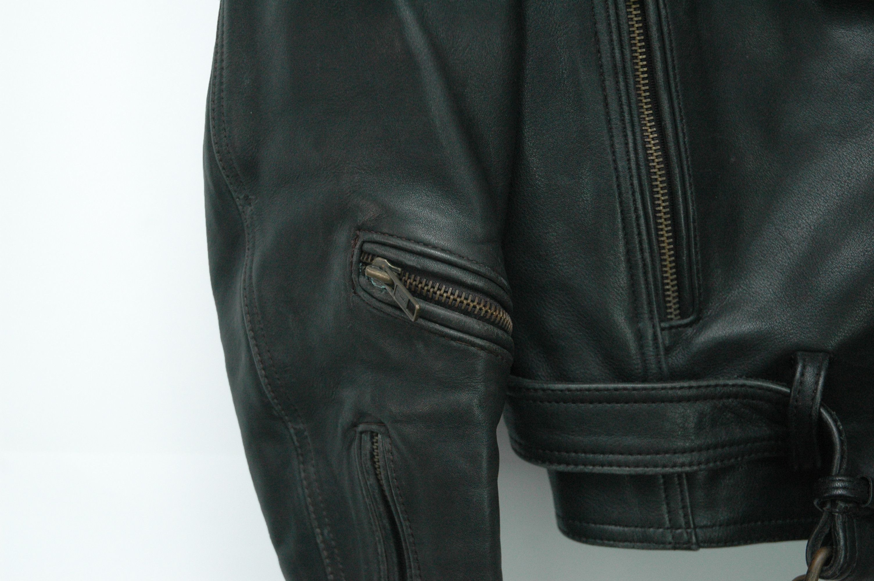 Harley Davidson Vintage 1974 Eurox x Harley Davidson Custom Biker Leather W Size L / US 10 / IT 46 - 8 Thumbnail