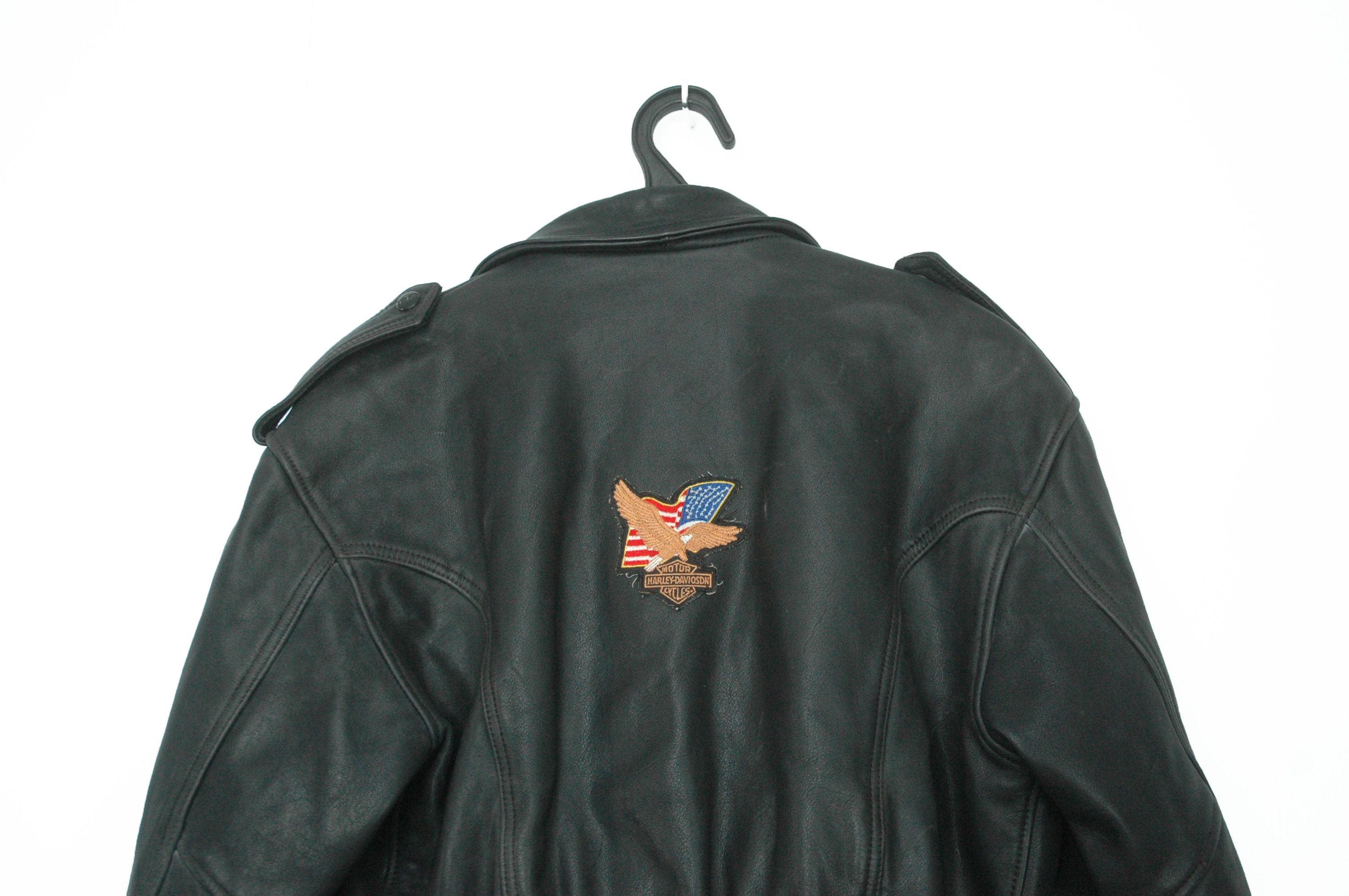 Harley Davidson Vintage 1974 Eurox x Harley Davidson Custom Biker Leather W Size L / US 10 / IT 46 - 2 Thumbnail