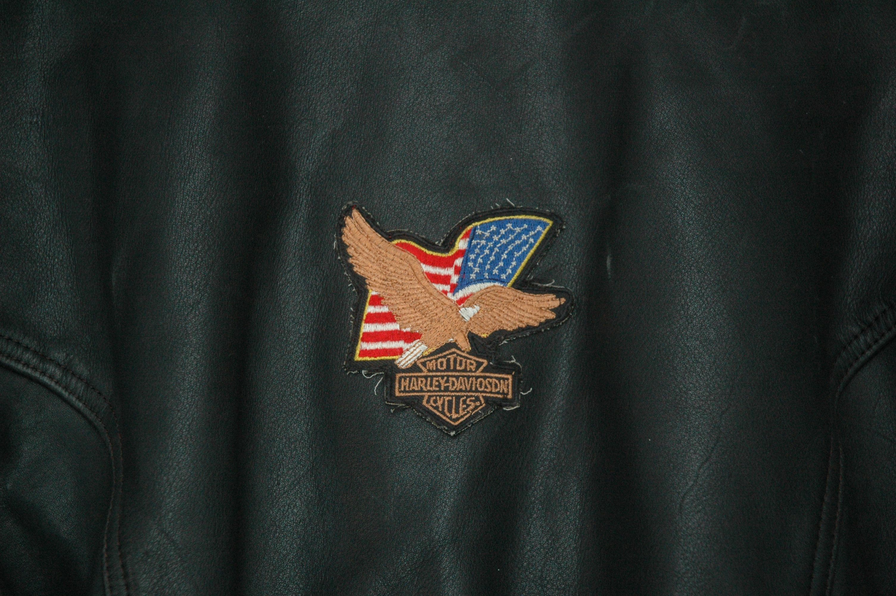 Harley Davidson Vintage 1974 Eurox x Harley Davidson Custom Biker Leather W Size L / US 10 / IT 46 - 3 Thumbnail