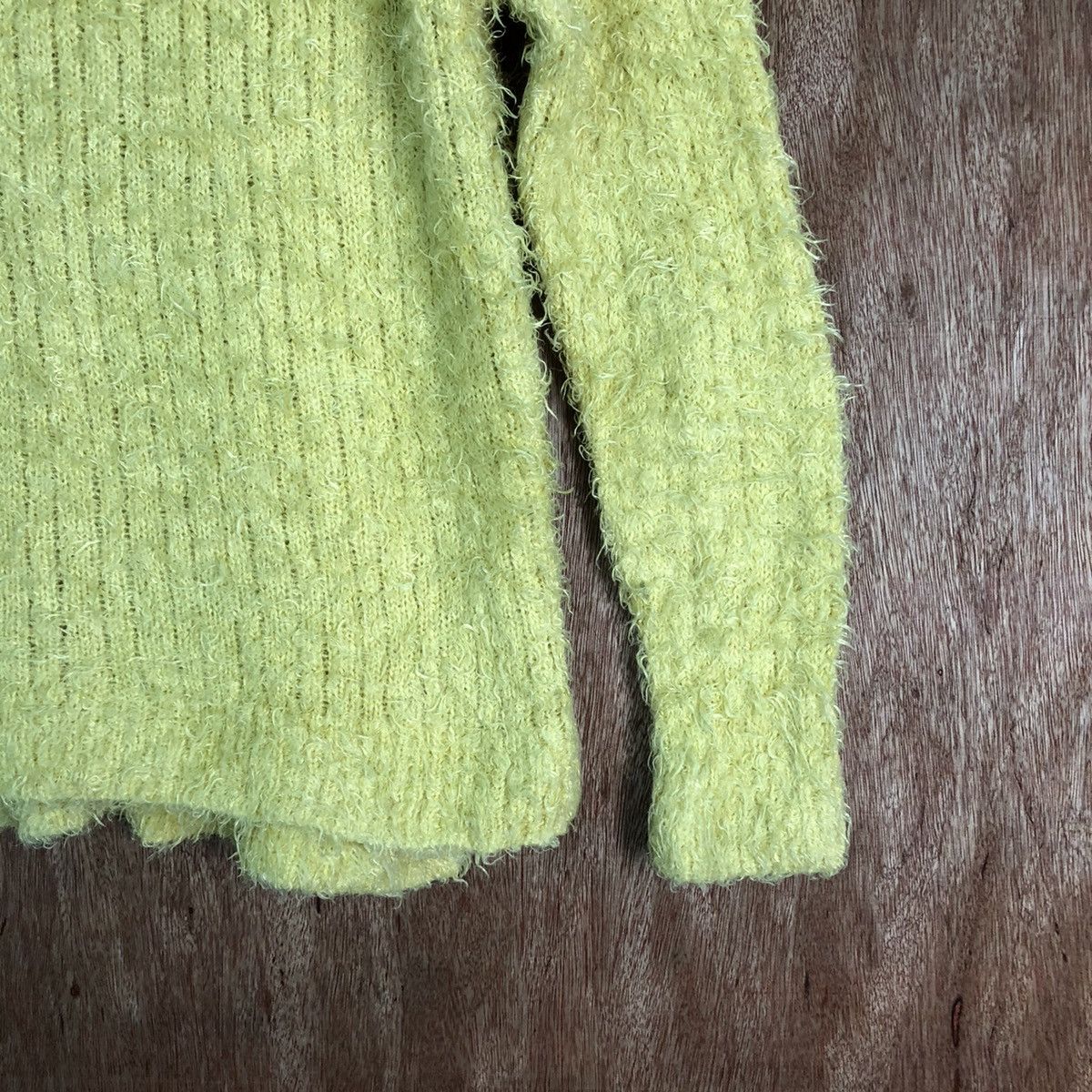 Homespun Knitwear Chocol Raffine Shag Shaggy Fur Mohair Knitwear #6527 Size S / US 4 / IT 40 - 5 Thumbnail