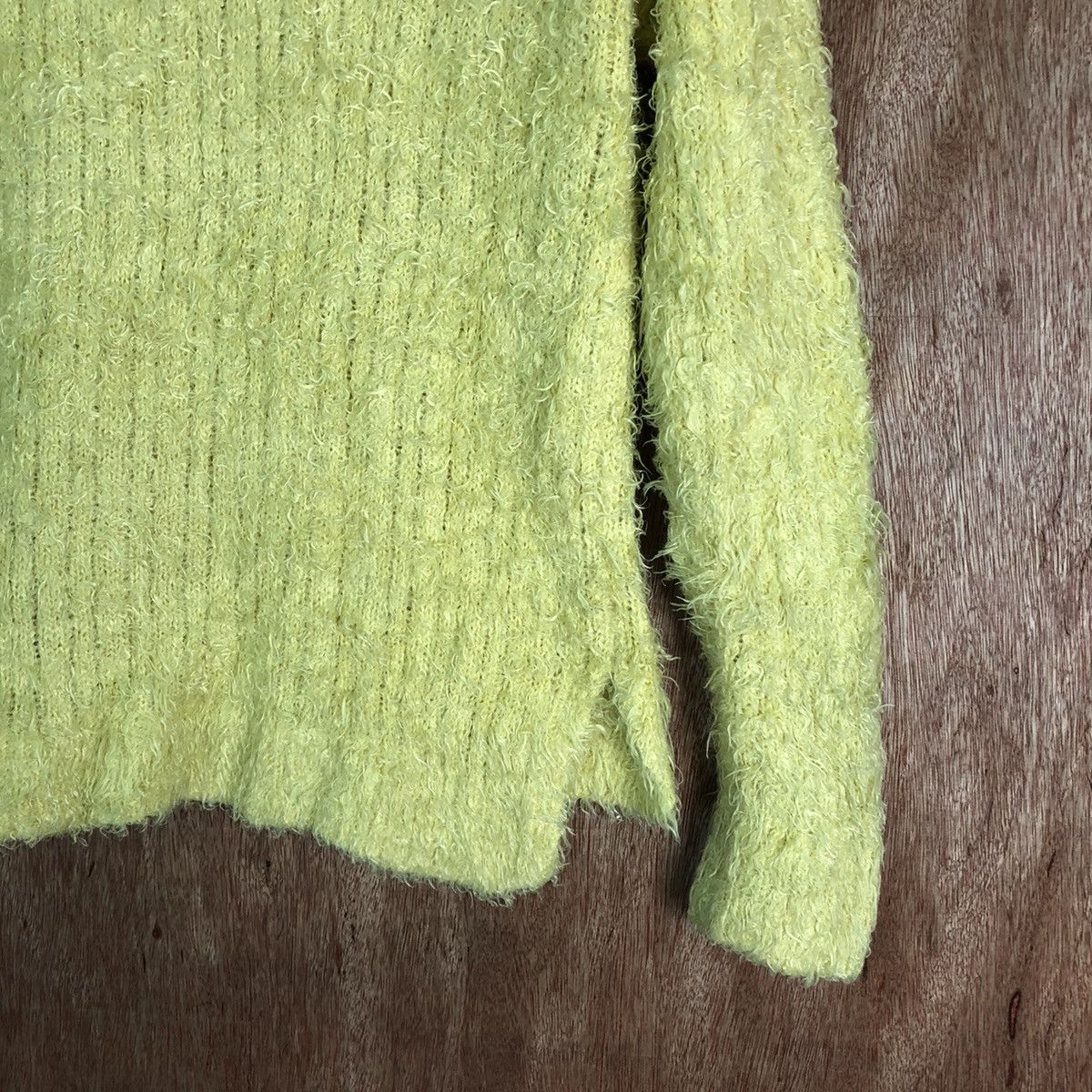Homespun Knitwear Chocol Raffine Shag Shaggy Fur Mohair Knitwear #6527 Size S / US 4 / IT 40 - 11 Thumbnail