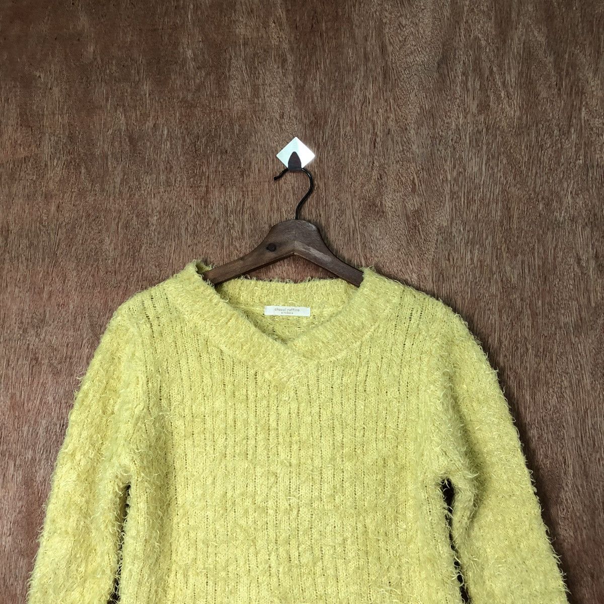 Homespun Knitwear Chocol Raffine Shag Shaggy Fur Mohair Knitwear #6527 Size S / US 4 / IT 40 - 2 Thumbnail