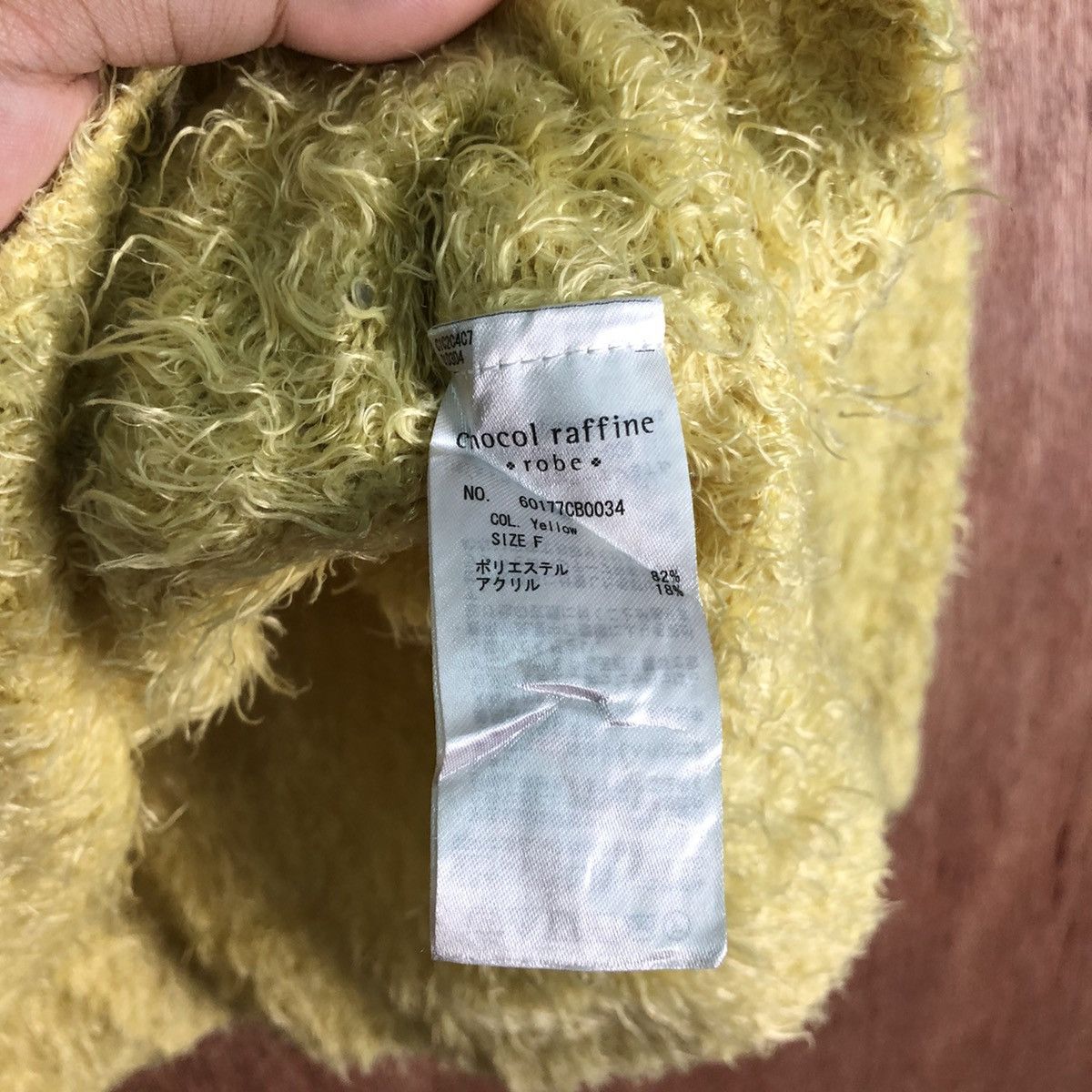 Homespun Knitwear Chocol Raffine Shag Shaggy Fur Mohair Knitwear #6527 Size S / US 4 / IT 40 - 8 Thumbnail