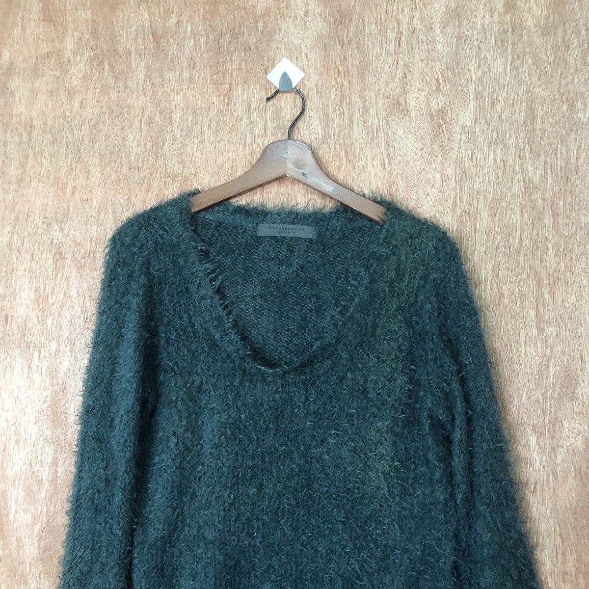 Homespun Knitwear Ehyphen World Gallery Shag Shaggy Fur Mohair Knitwear #6467 Size US M / EU 48-50 / 2 - 2 Thumbnail